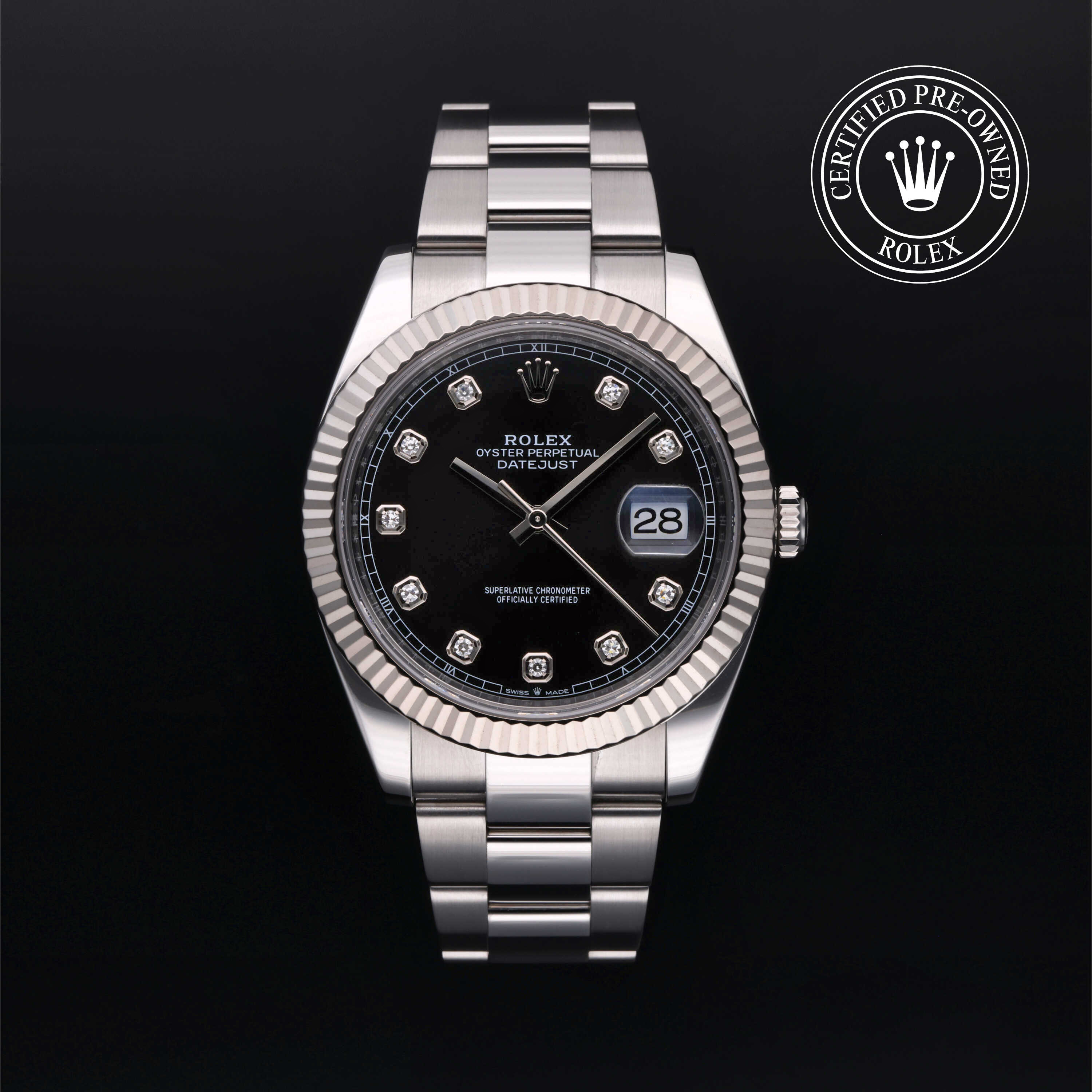 Rolex Datejust in Rolesor 18 Carat White M126334-0011 at Kirk Jewelers