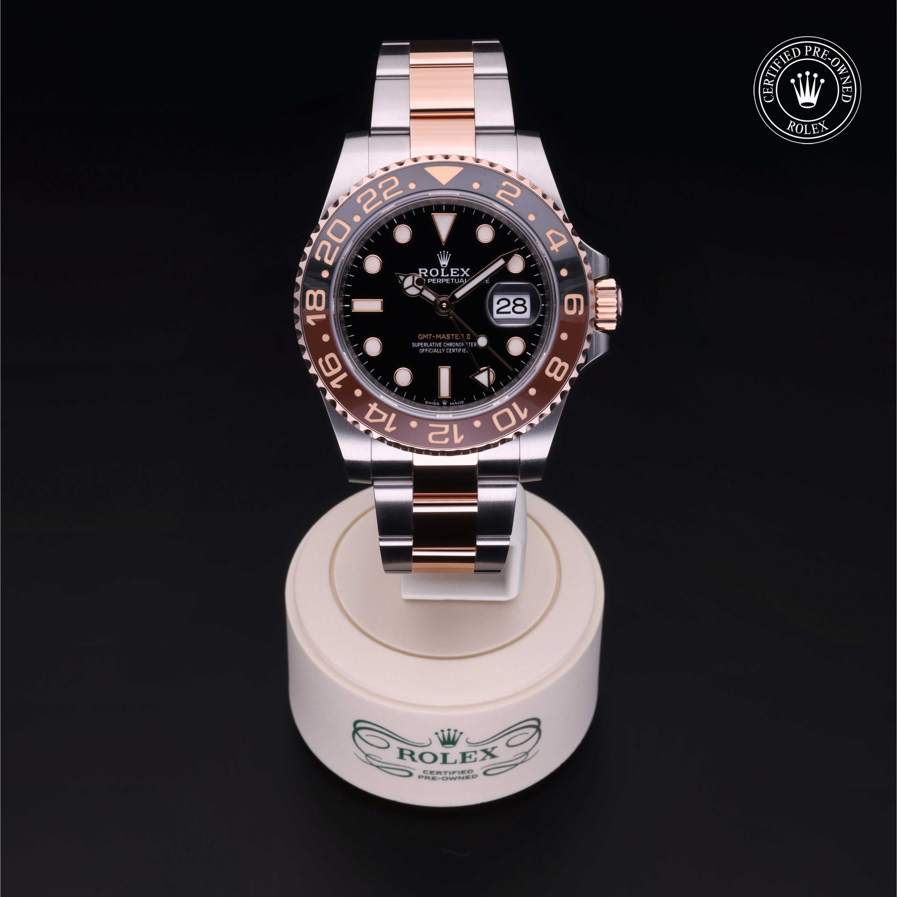 Rolex GMT-Master II in Rolesor 18 Carat Red M126711CHNR-0002 at Kirk Jewelers