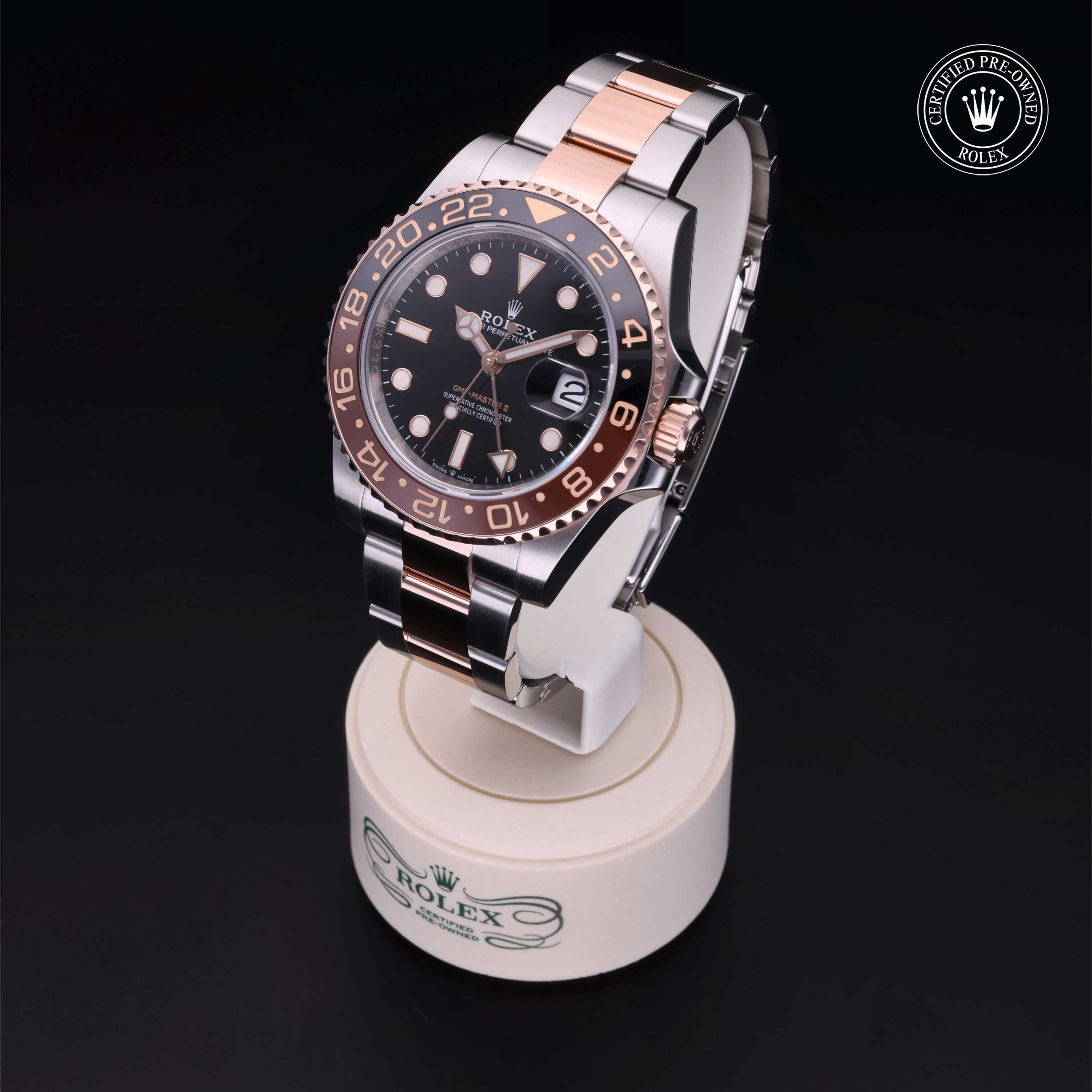 Rolex GMT-Master II in Rolesor 18 Carat Red M126711CHNR-0002 at Kirk Jewelers