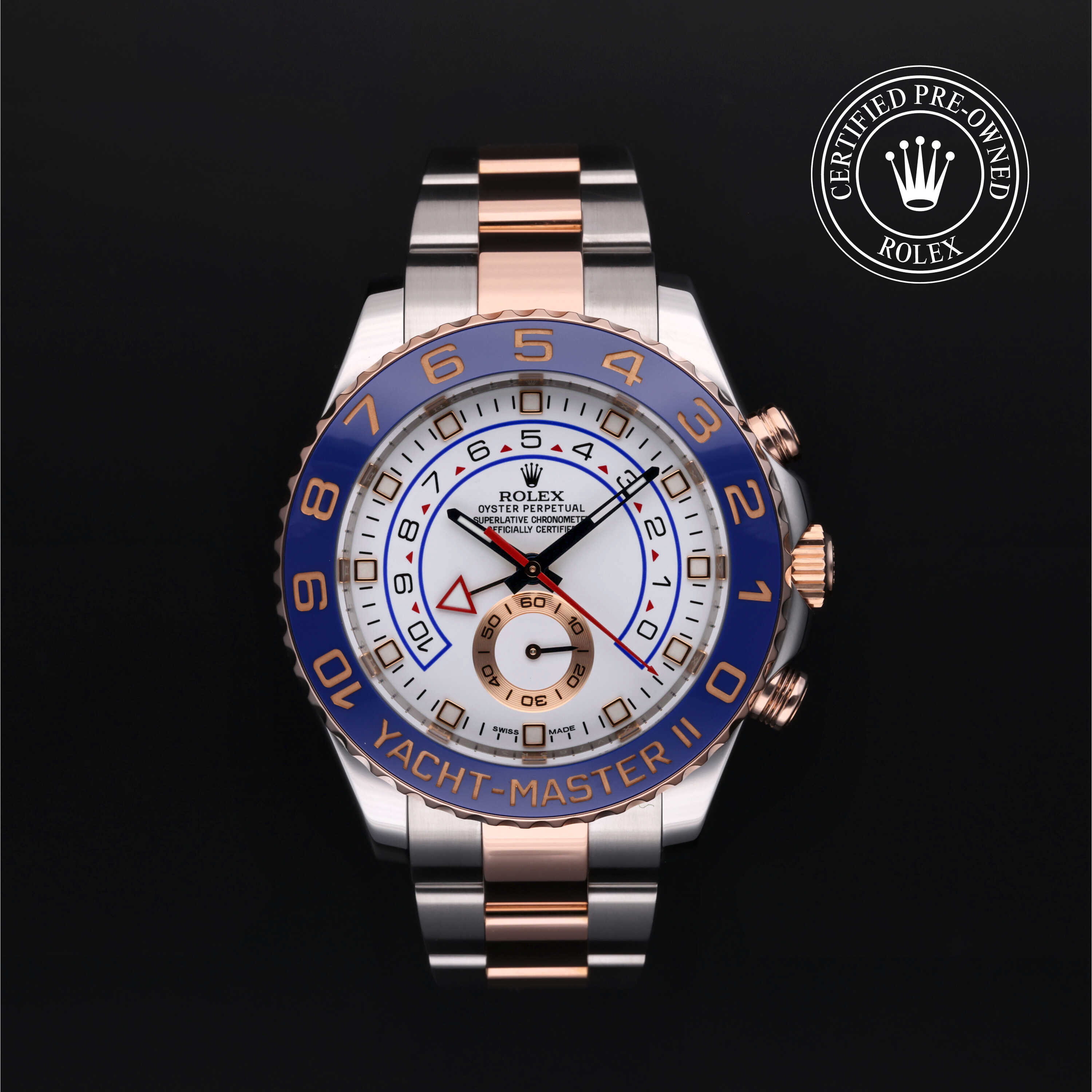 Rolex Yacht-Master II in Rolesor 18 Carat Red M116681-0001 at Kirk Jewelers