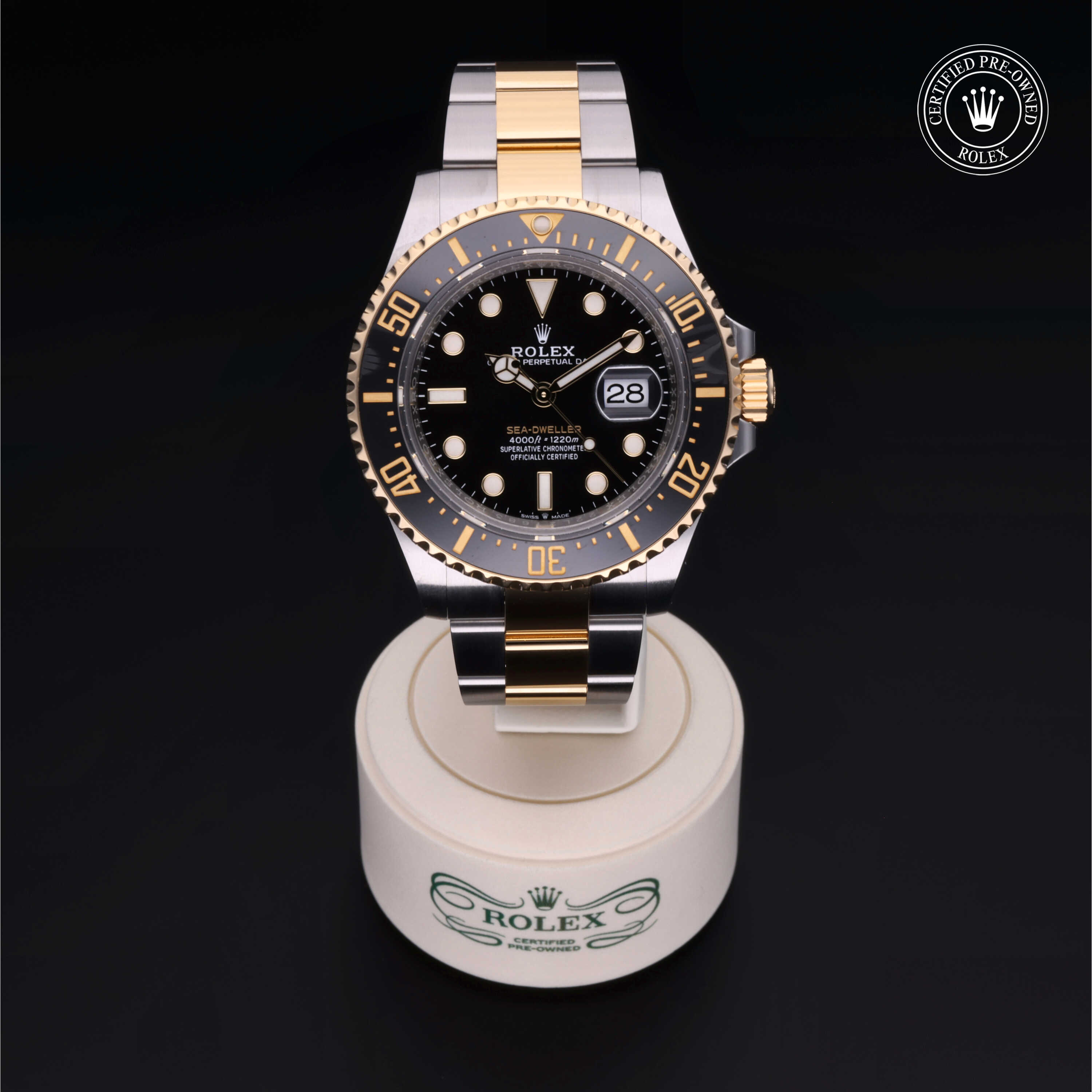 Rolex Sea-Dweller in Rolesor 18 Carat Yellow M126603-0001 at Kirk Jewelers