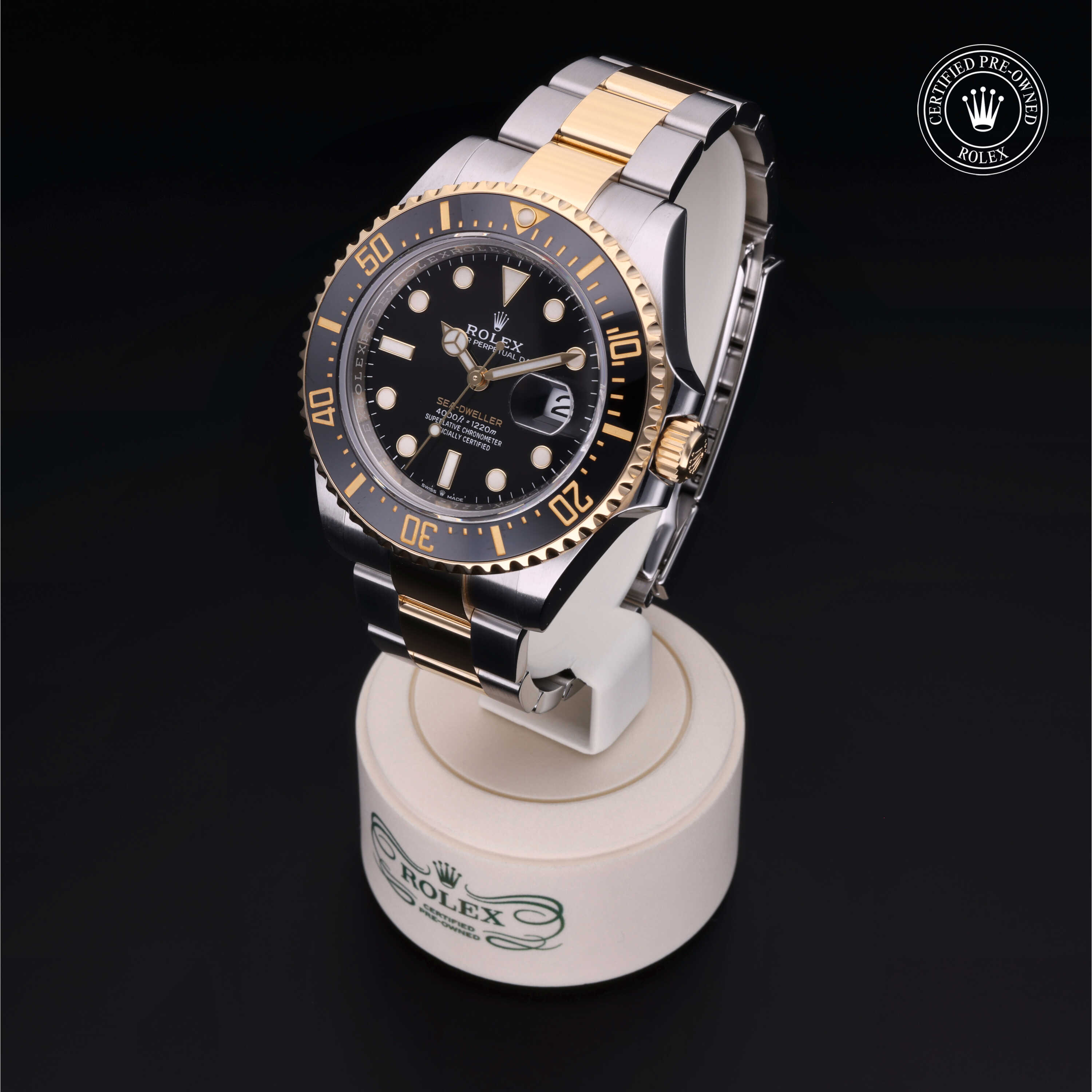 Rolex Sea-Dweller in Rolesor 18 Carat Yellow M126603-0001 at Kirk Jewelers
