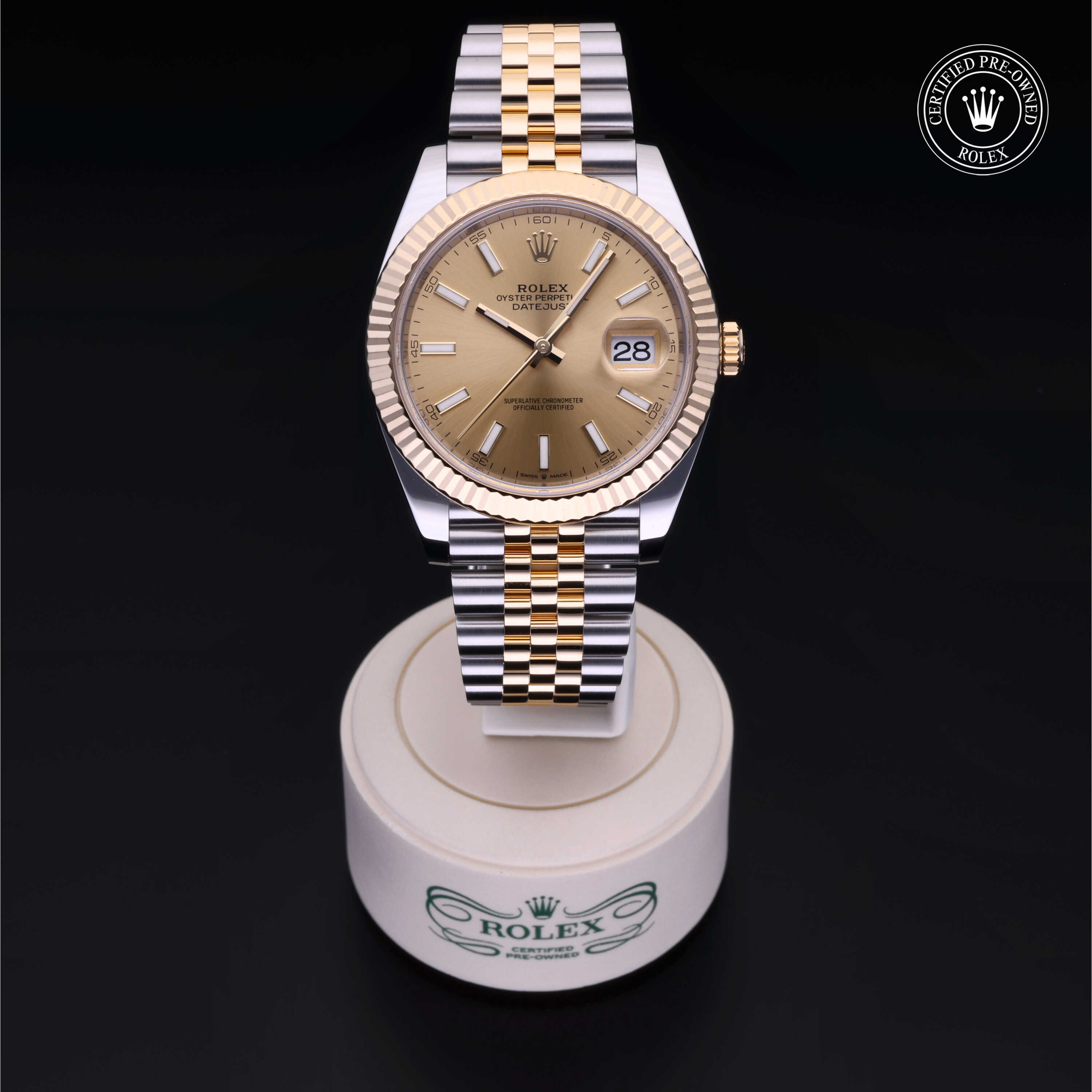 Rolex Datejust in Rolesor 18 Carat Yellow M126333-0010 at Kirk Jewelers