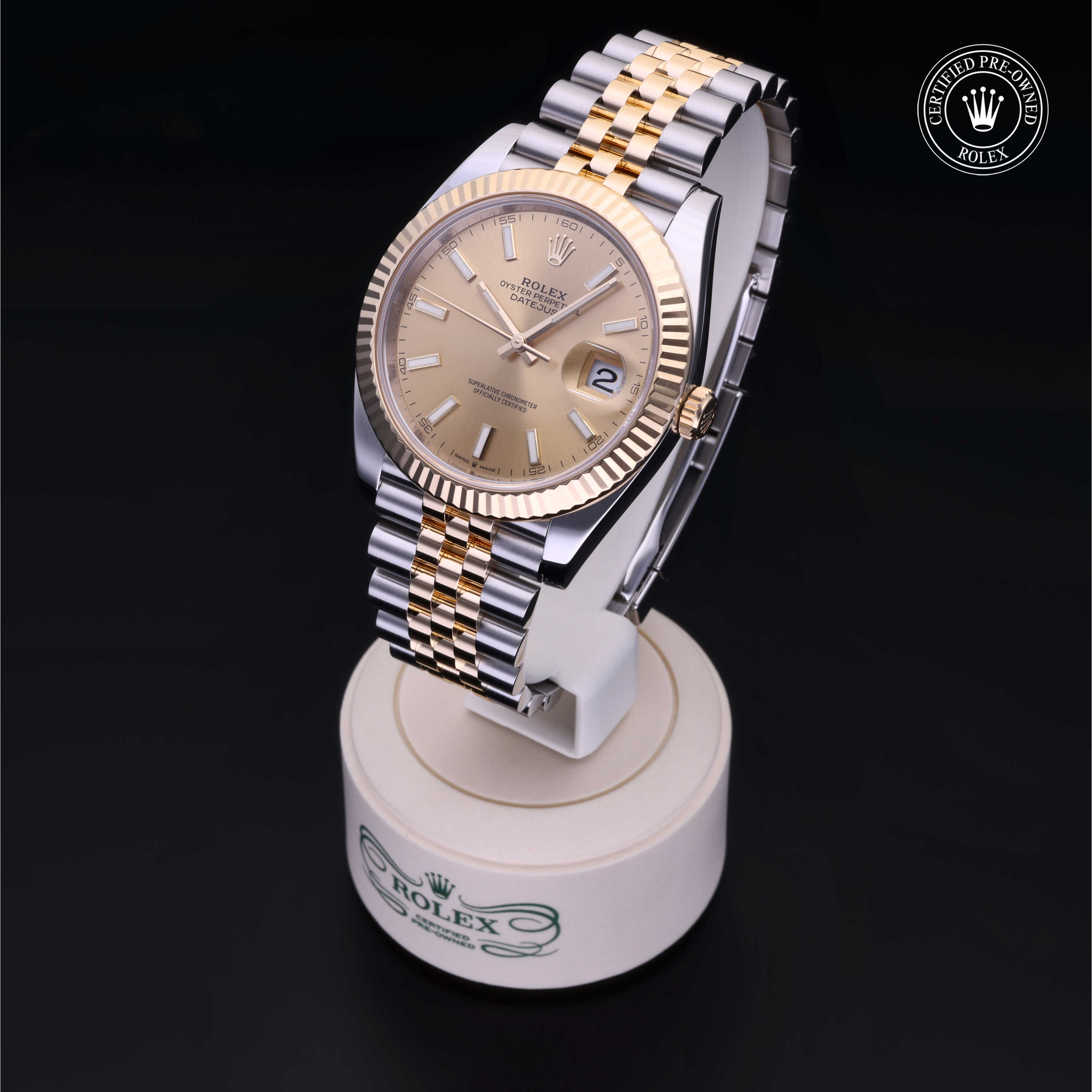 Rolex Datejust in Rolesor 18 Carat Yellow M126333-0010 at Kirk Jewelers