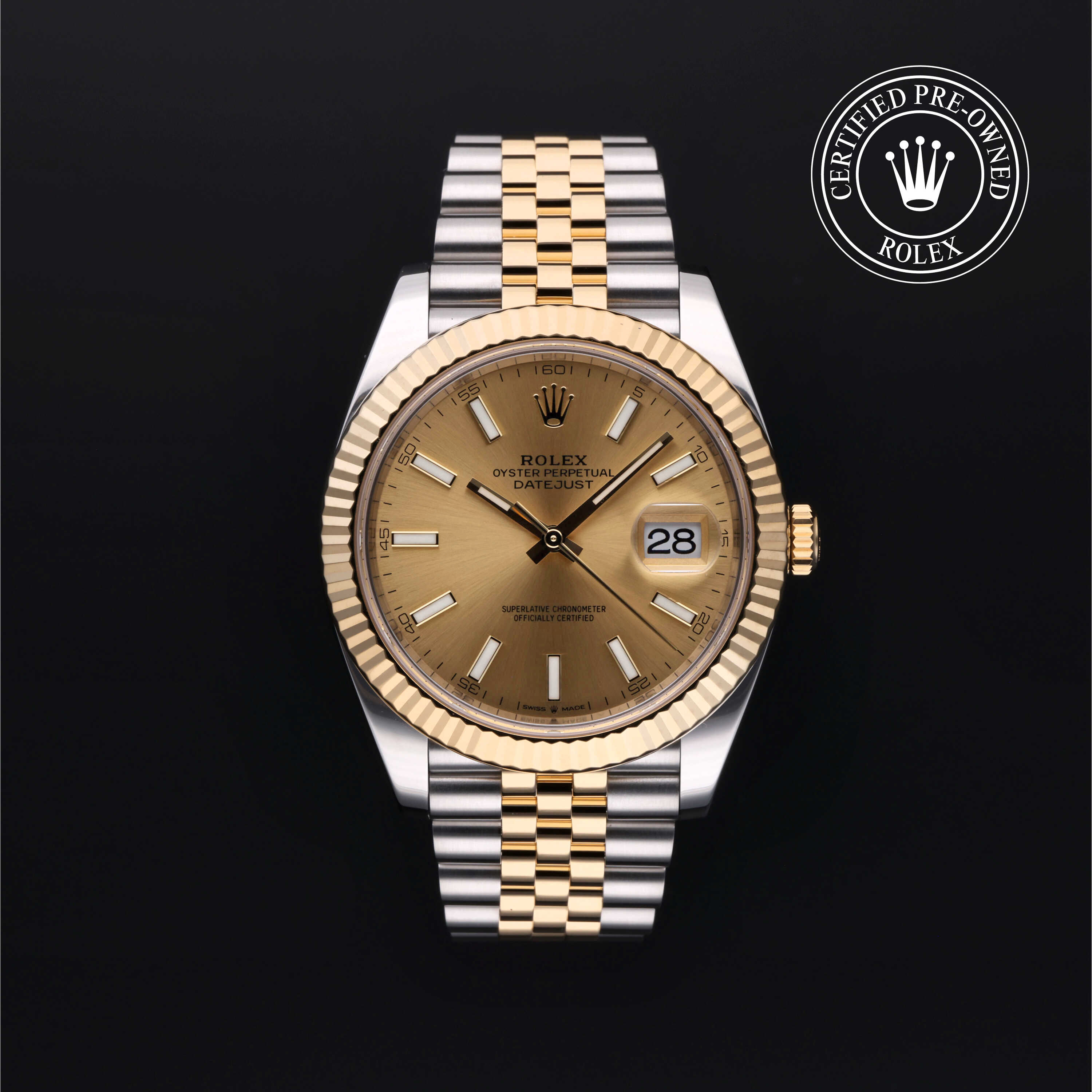 Rolex Datejust in Rolesor 18 Carat Yellow M126333-0010 at Kirk Jewelers