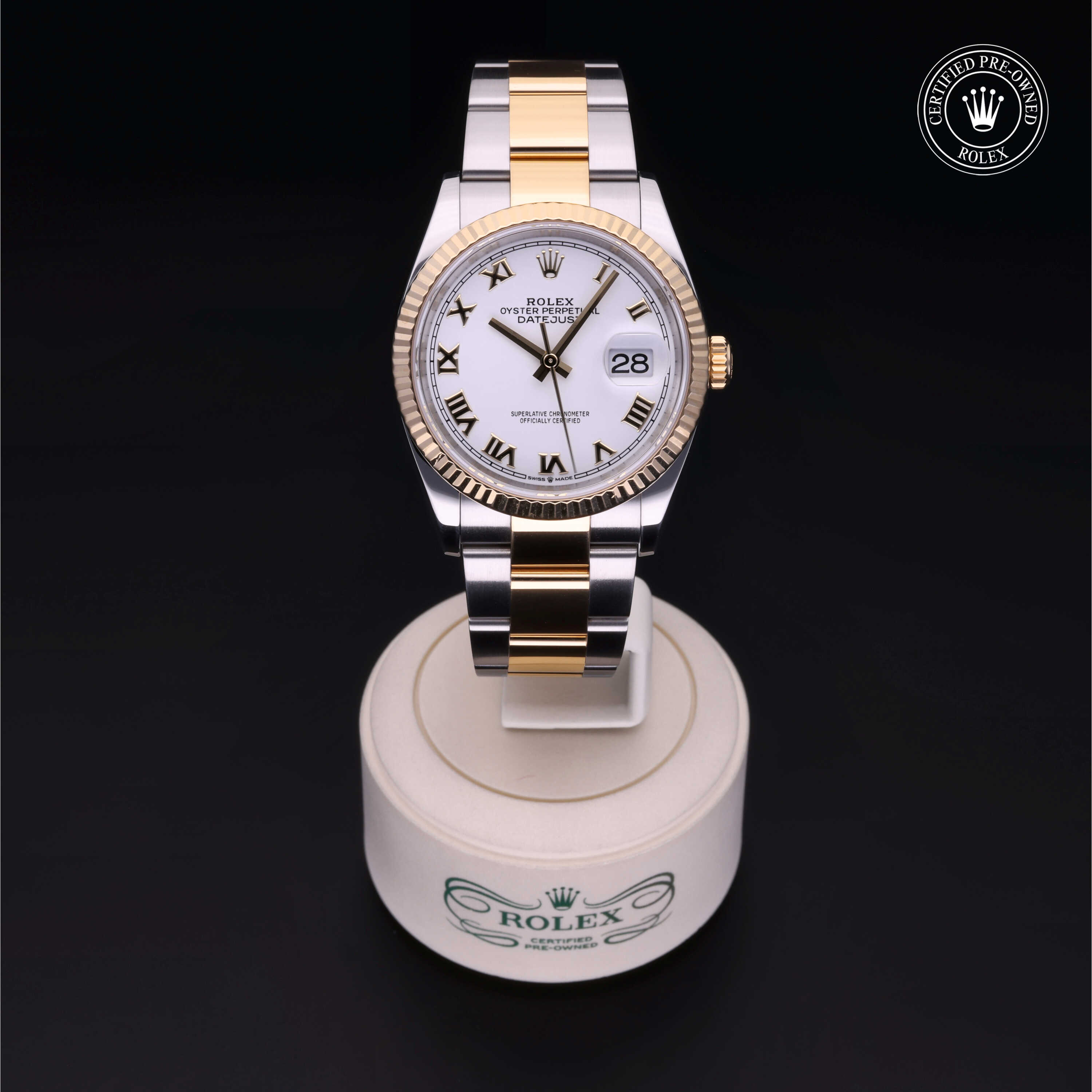 Rolex Datejust in Rolesor 18 Carat Yellow M126233-0029 at Kirk Jewelers
