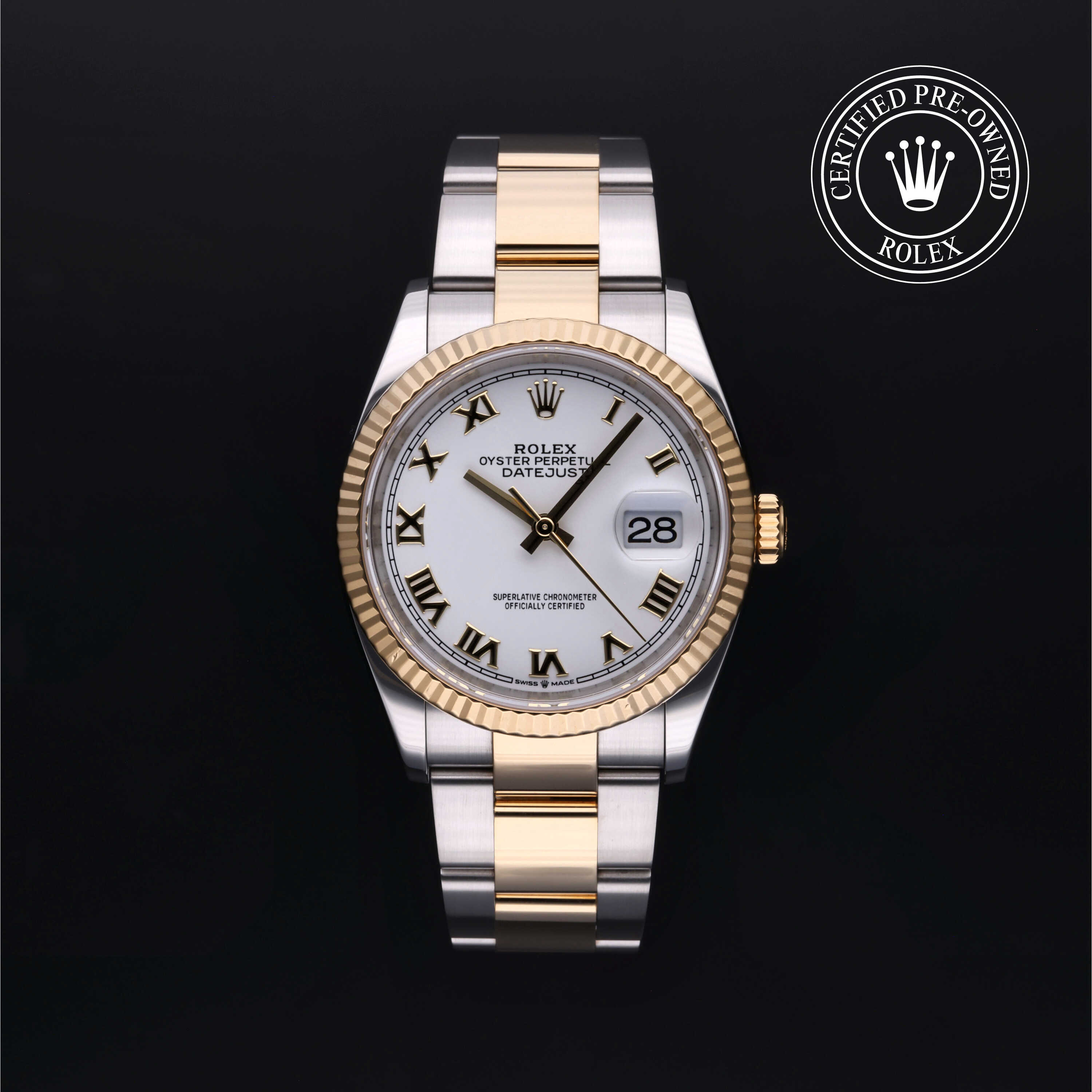 Rolex Datejust in Rolesor 18 Carat Yellow M126233-0029 at Kirk Jewelers