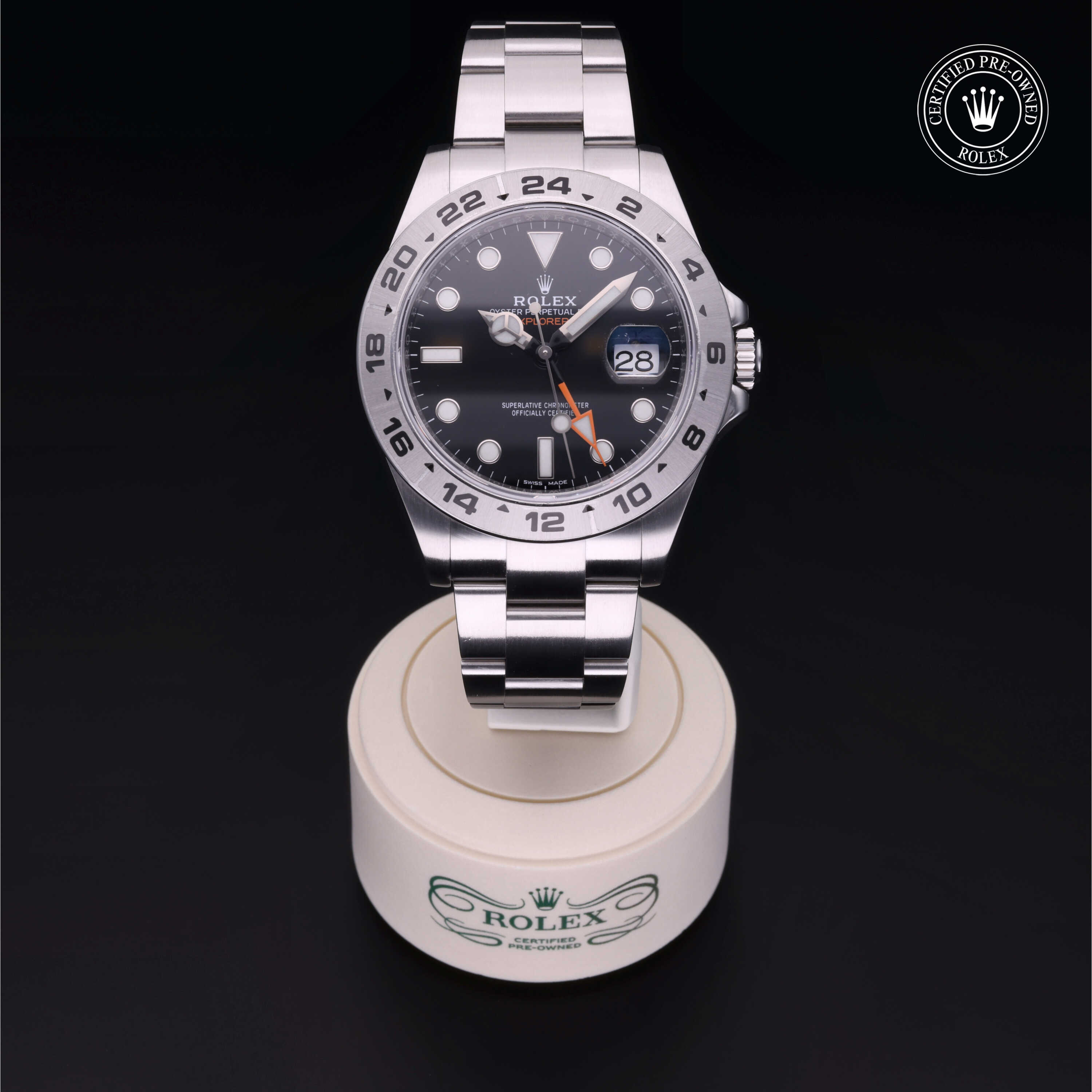 Rolex Explorer II in Steel M216570-0002 at Kirk Jewelers