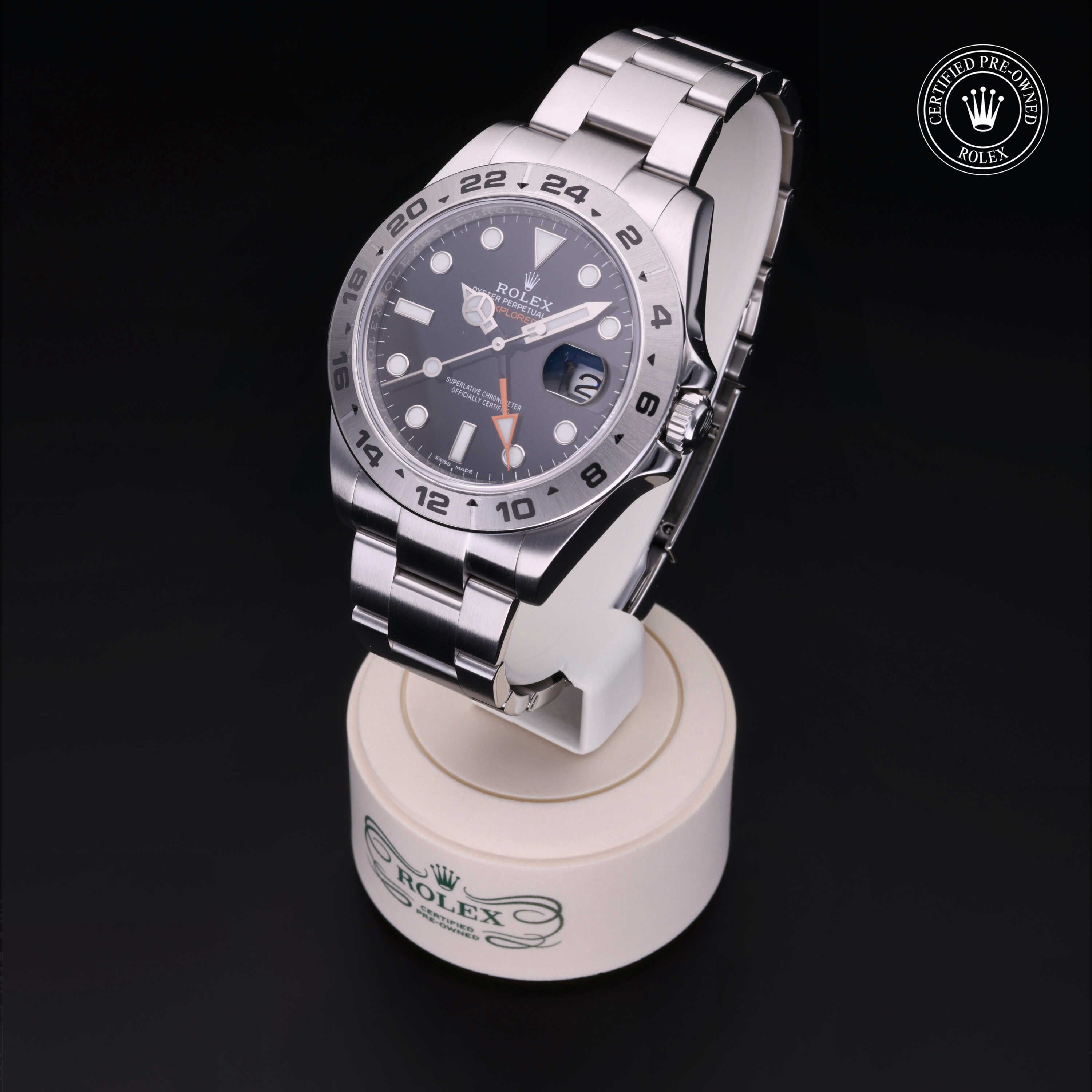 Rolex Explorer II in Steel M216570-0002 at Kirk Jewelers
