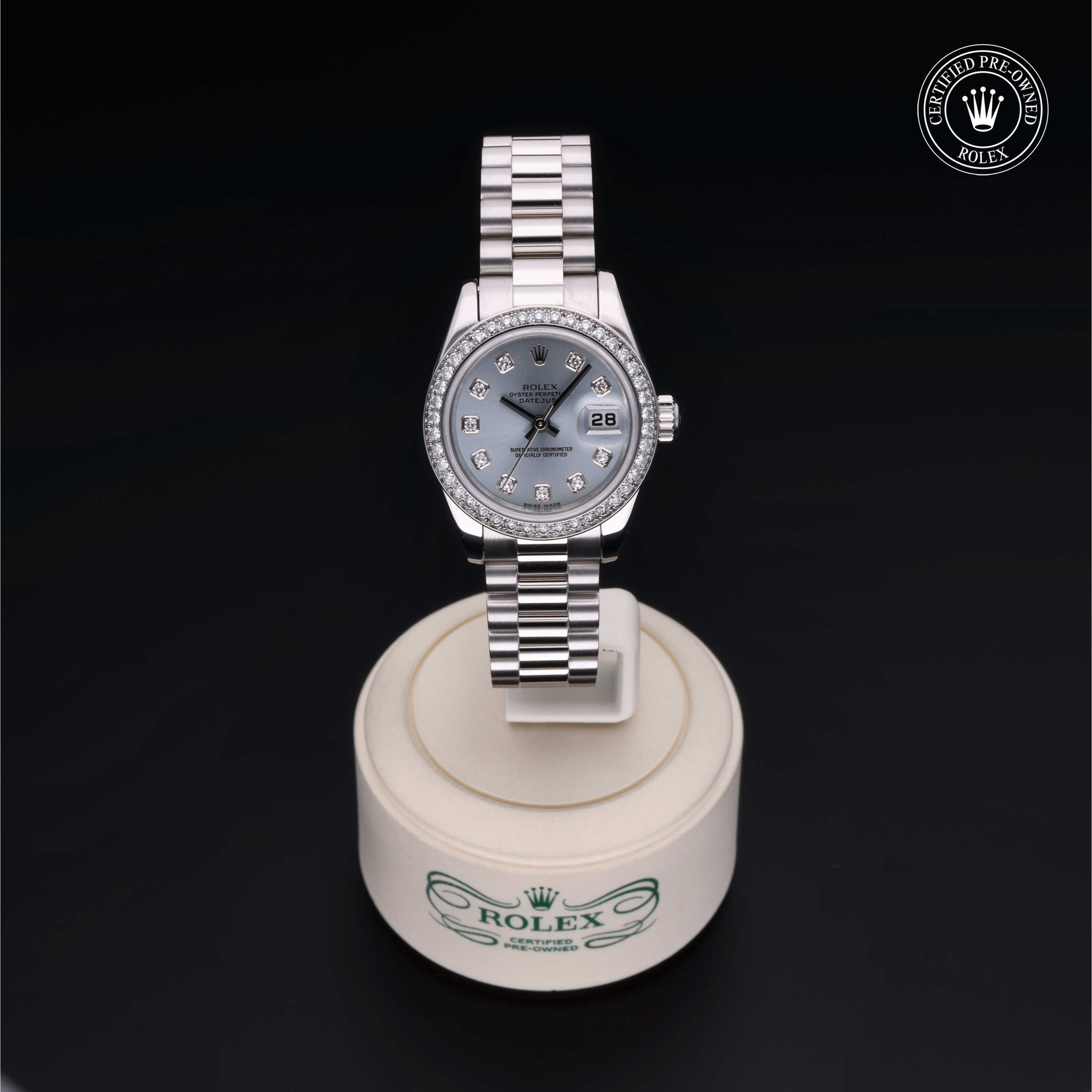 Rolex Lady-Datejust in Platinum M179136-0017 at Kirk Jewelers