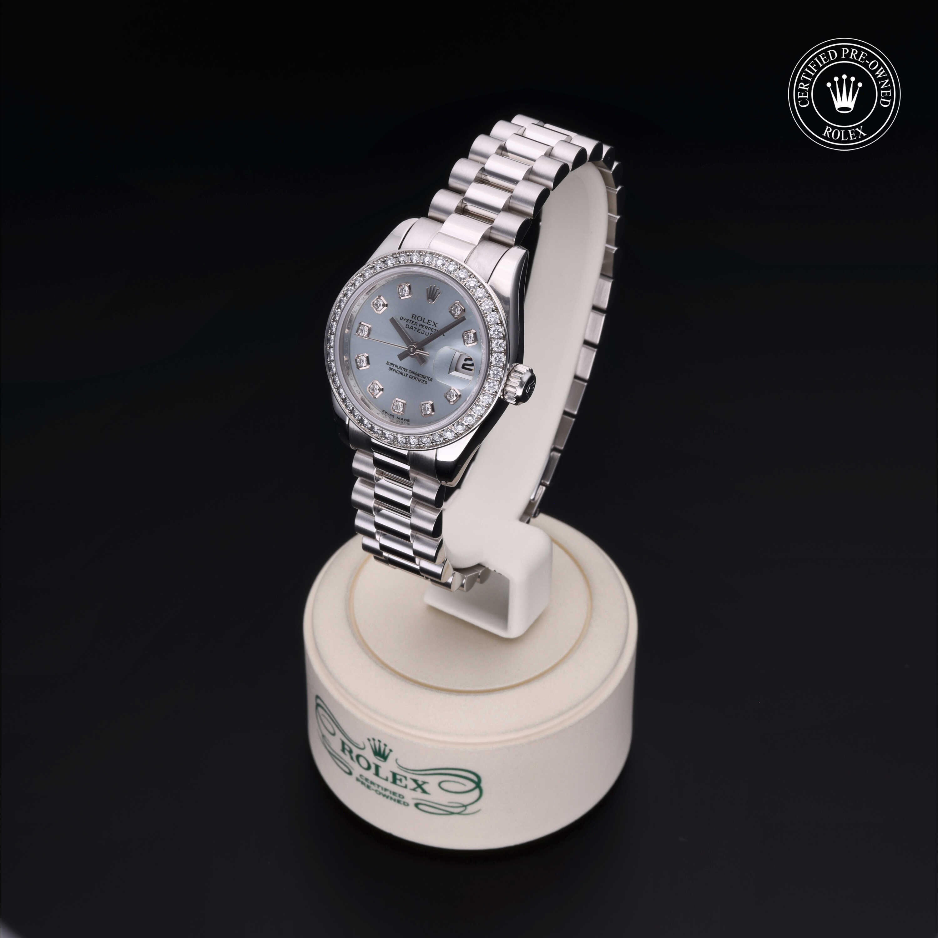 Rolex Lady-Datejust in Platinum M179136-0017 at Kirk Jewelers