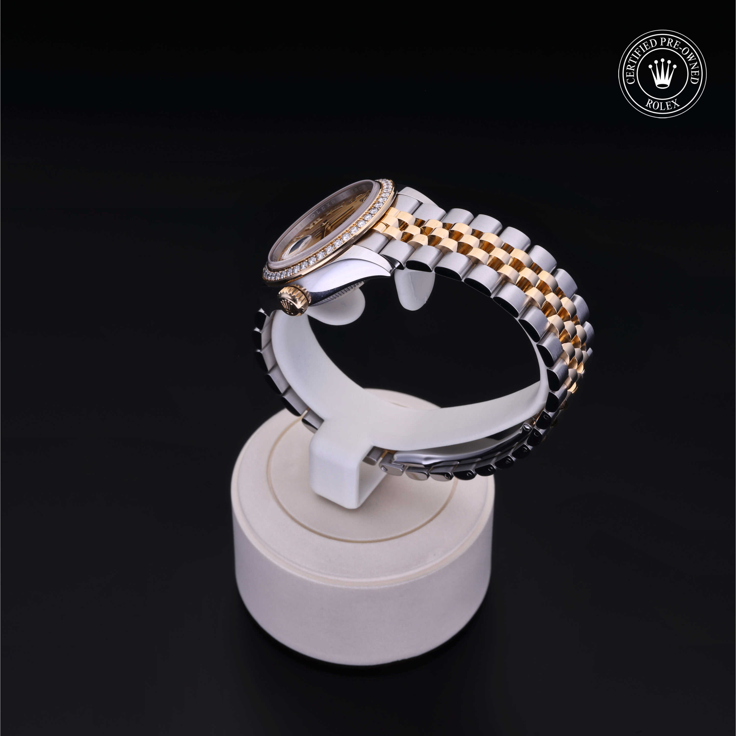 Rolex Lady-Datejust in Rolesor 18 Carat Yellow M279383RBR-0009 at Kirk Jewelers