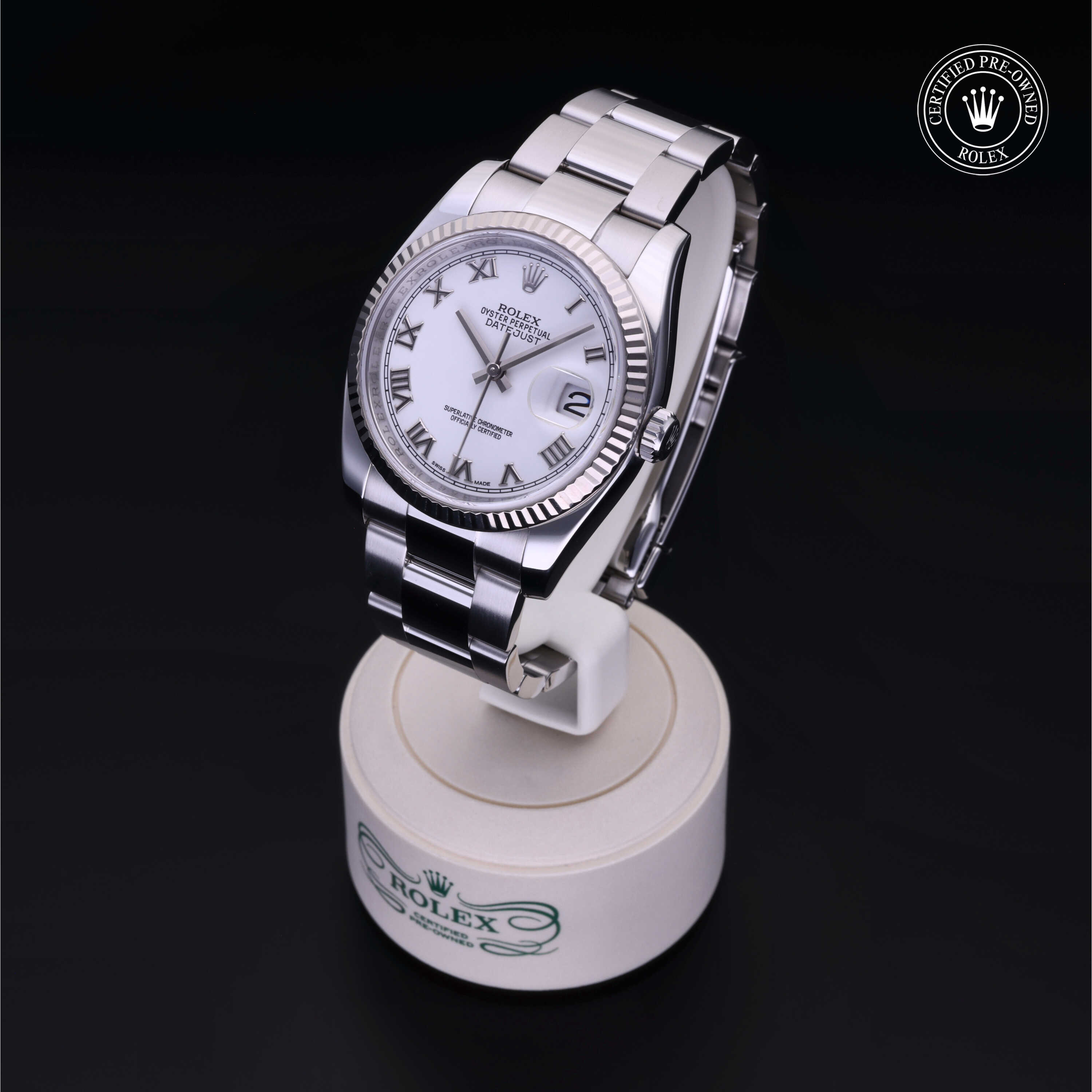 Rolex Datejust in Rolesor 18 Carat White M116234-0090 at Kirk Jewelers