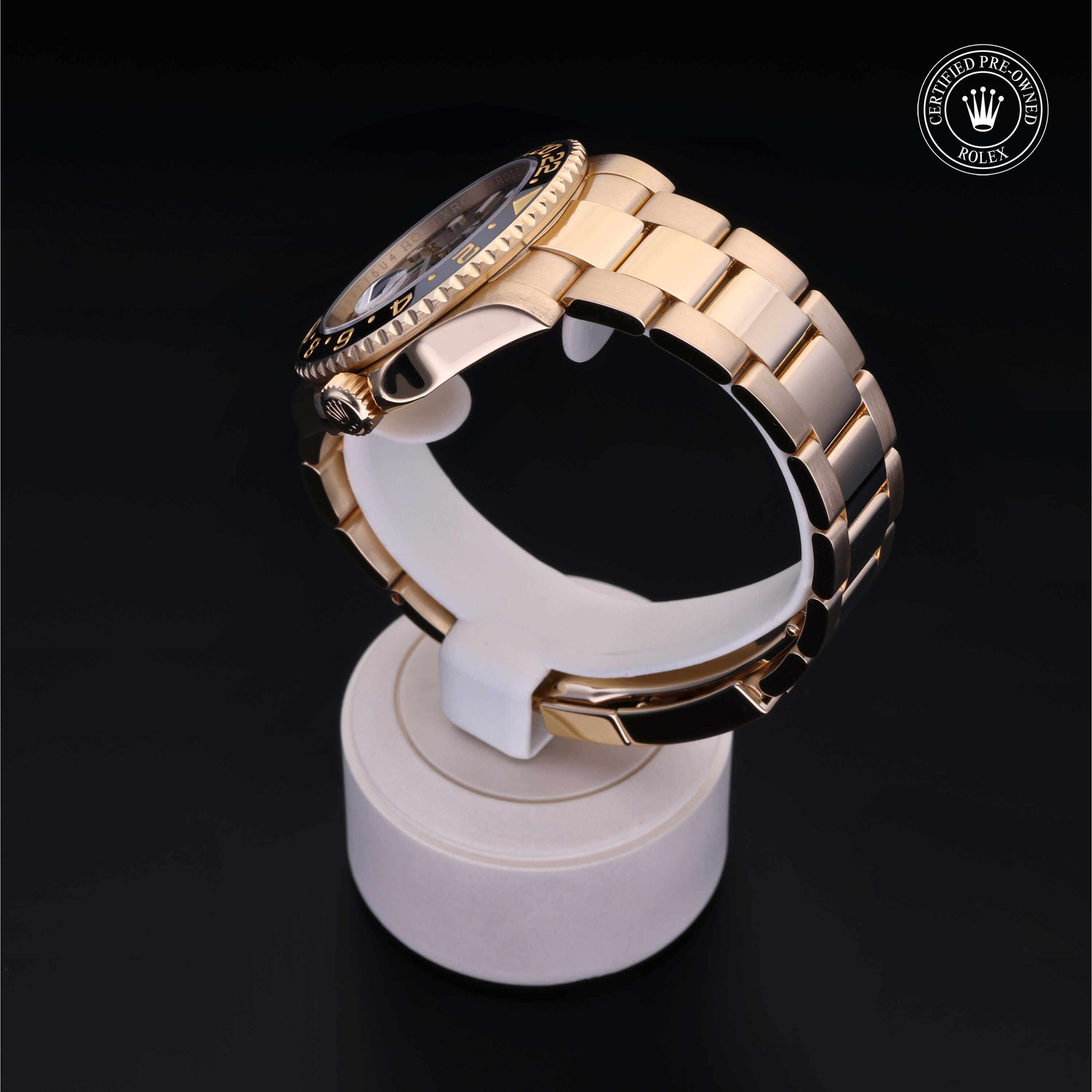 Rolex GMT-Master II in Gold 18 Carat Yellow M116718LN-0001 at Kirk Jewelers