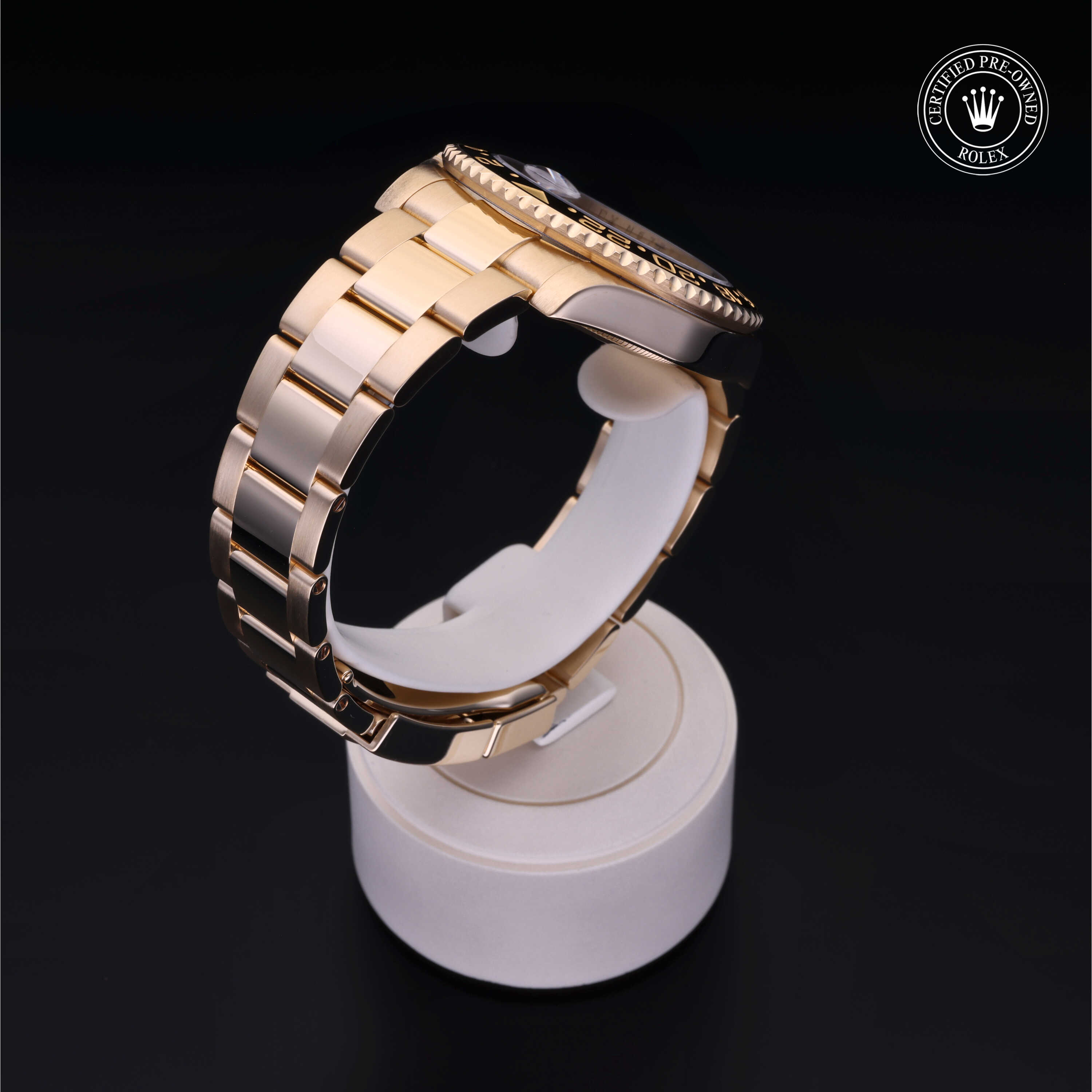 Rolex GMT-Master II in Gold 18 Carat Yellow M116718LN-0001 at Kirk Jewelers