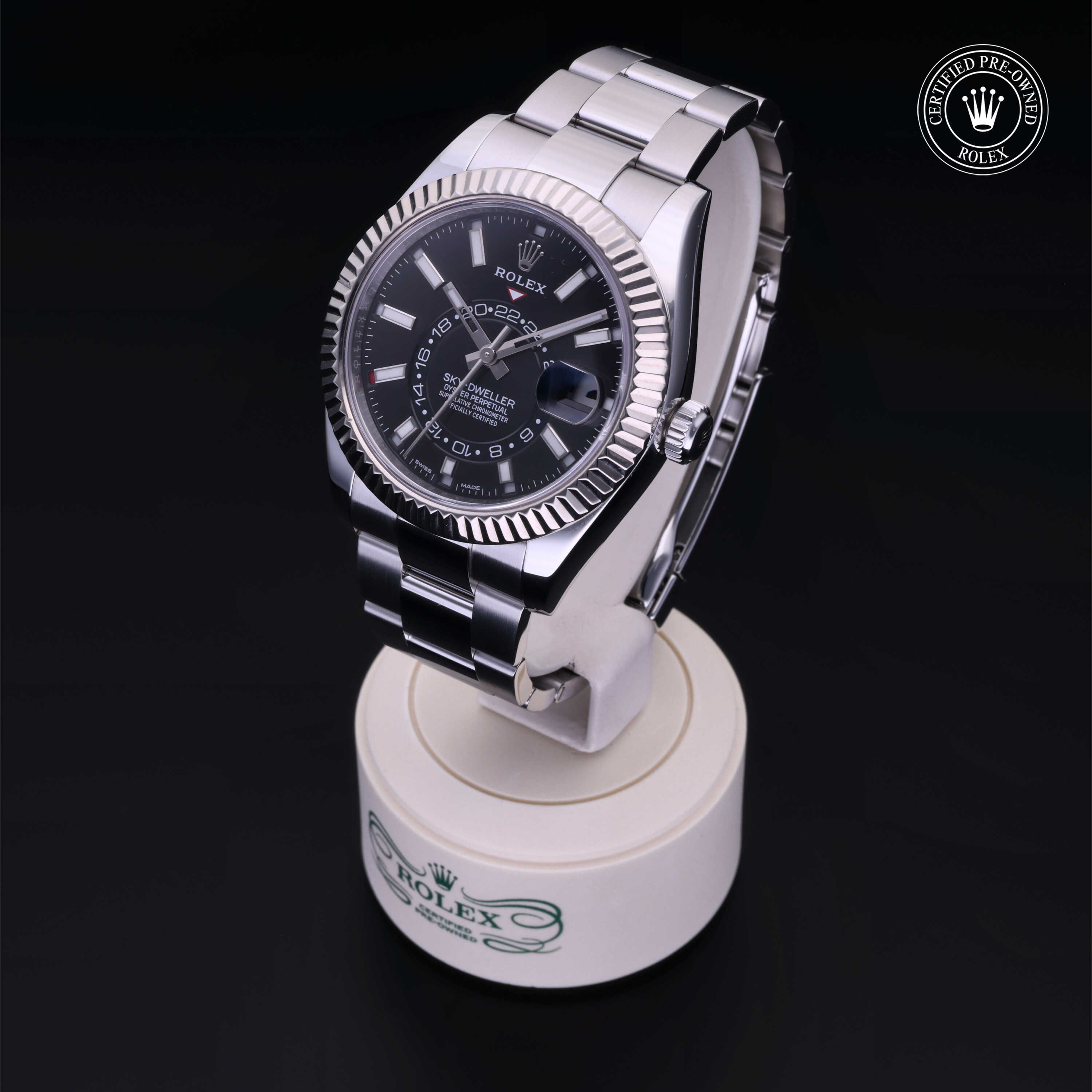 Rolex Sky-Dweller in Rolesor 18 Carat White M326934-0005 at Kirk Jewelers