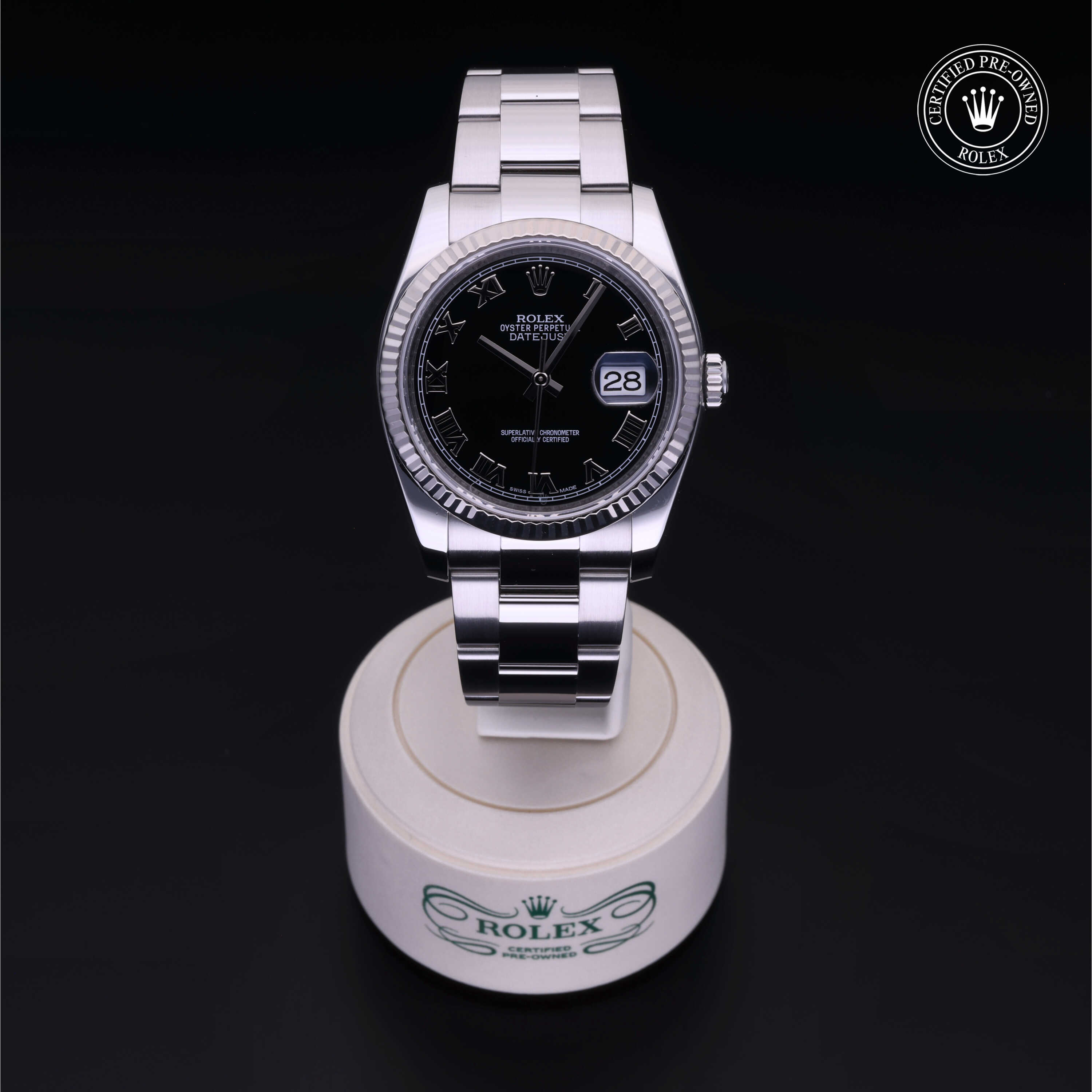Rolex Datejust in Rolesor 18 Carat White M116234-0146 at Kirk Jewelers
