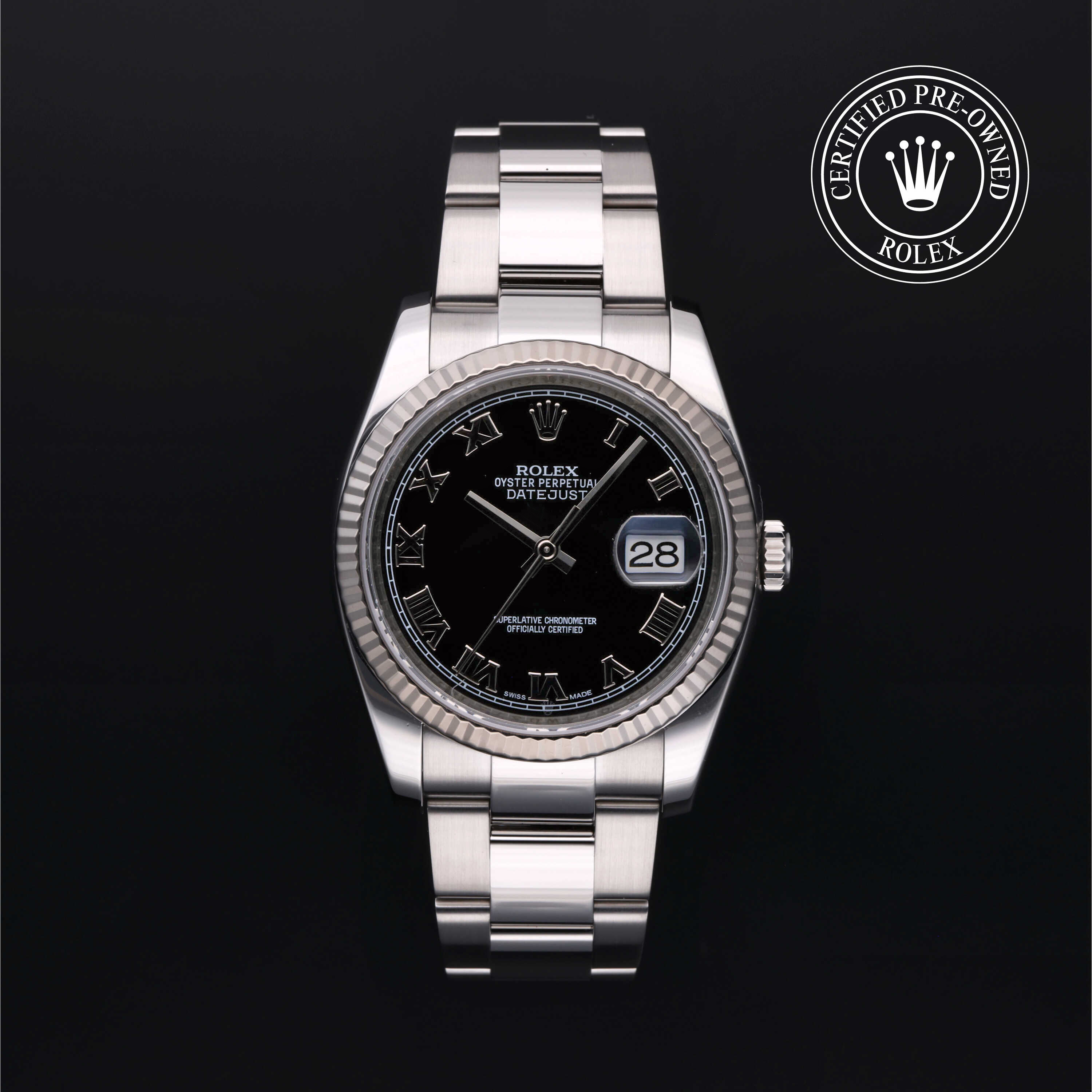 Rolex Datejust in Rolesor 18 Carat White M116234-0146 at Kirk Jewelers