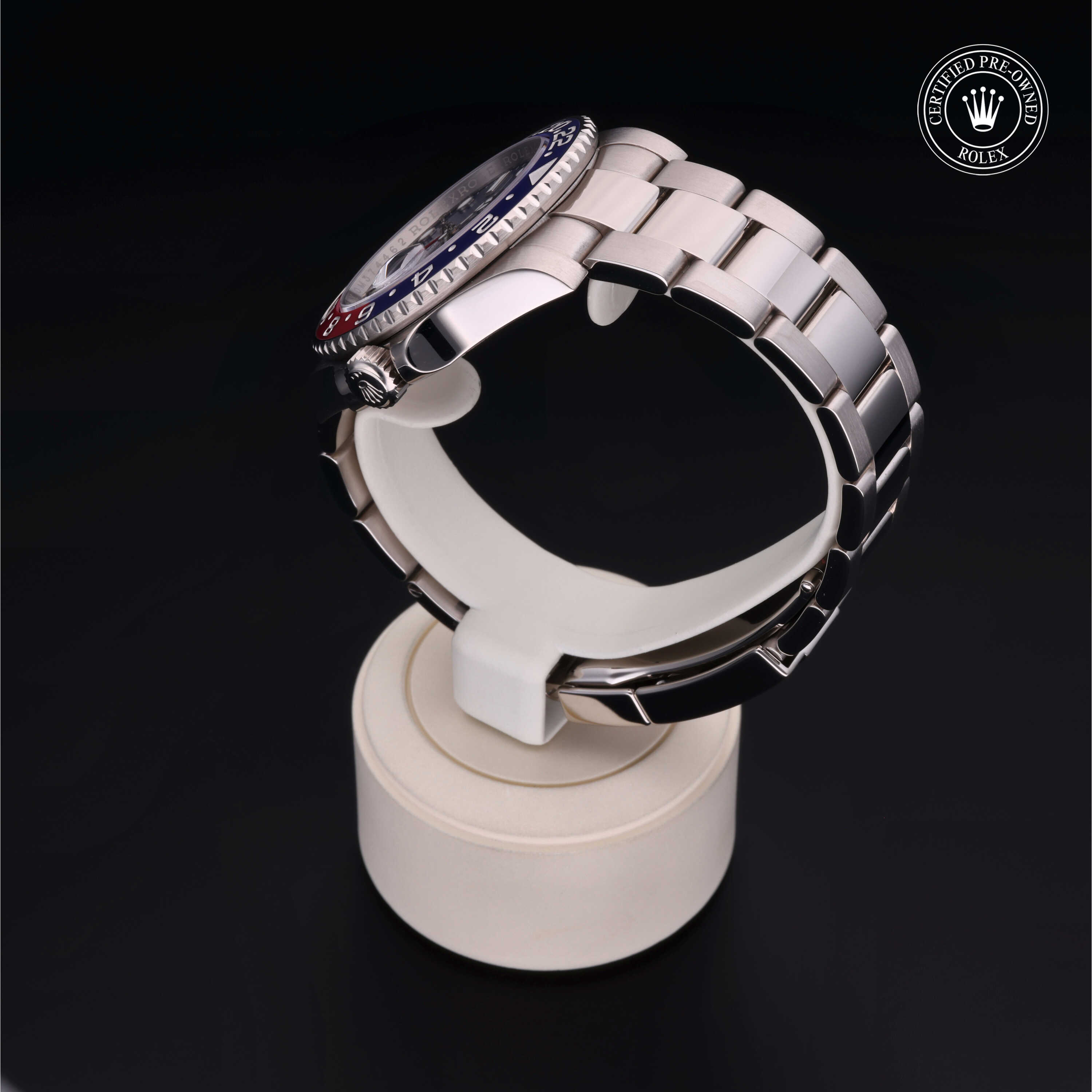 Rolex GMT-Master II in Gold 18 Carat White M126719BLRO-0003 at Kirk Jewelers