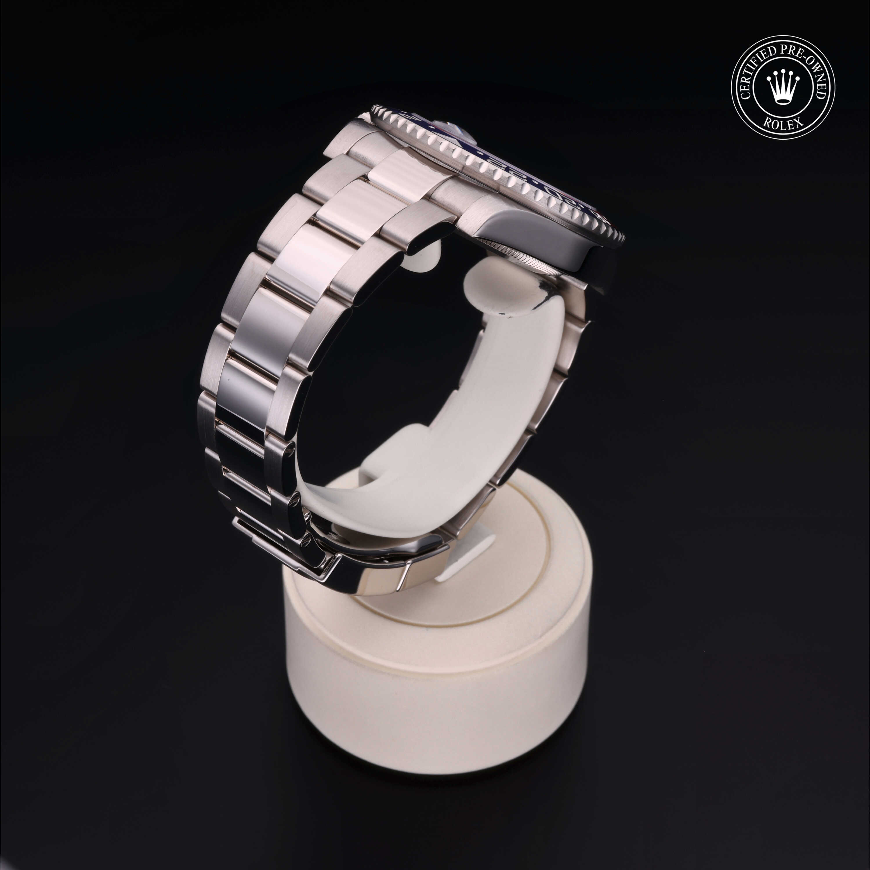 Rolex GMT-Master II in Gold 18 Carat White M126719BLRO-0003 at Kirk Jewelers