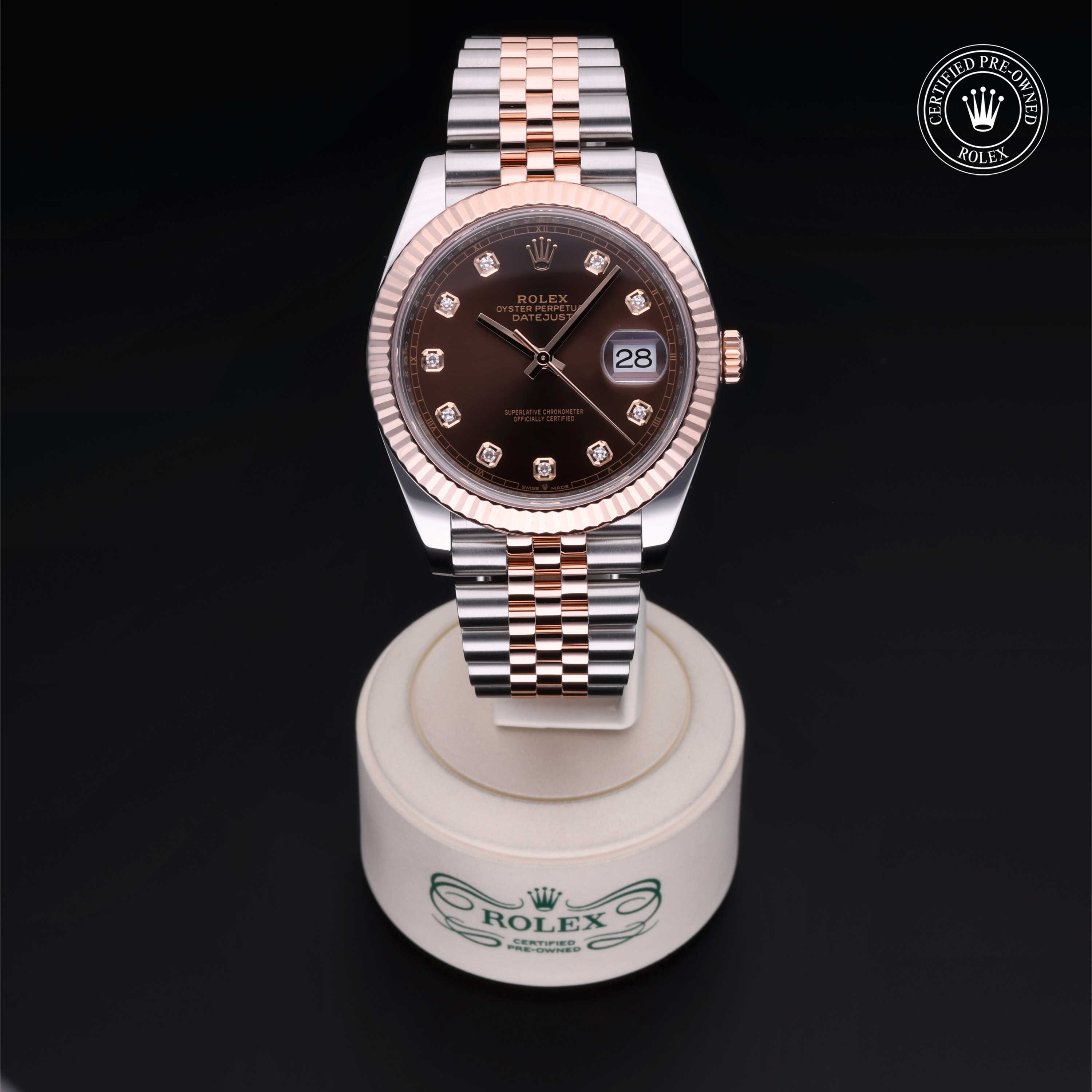 Rolex Datejust in Rolesor 18 Carat Red M126331-0004 at Kirk Jewelers