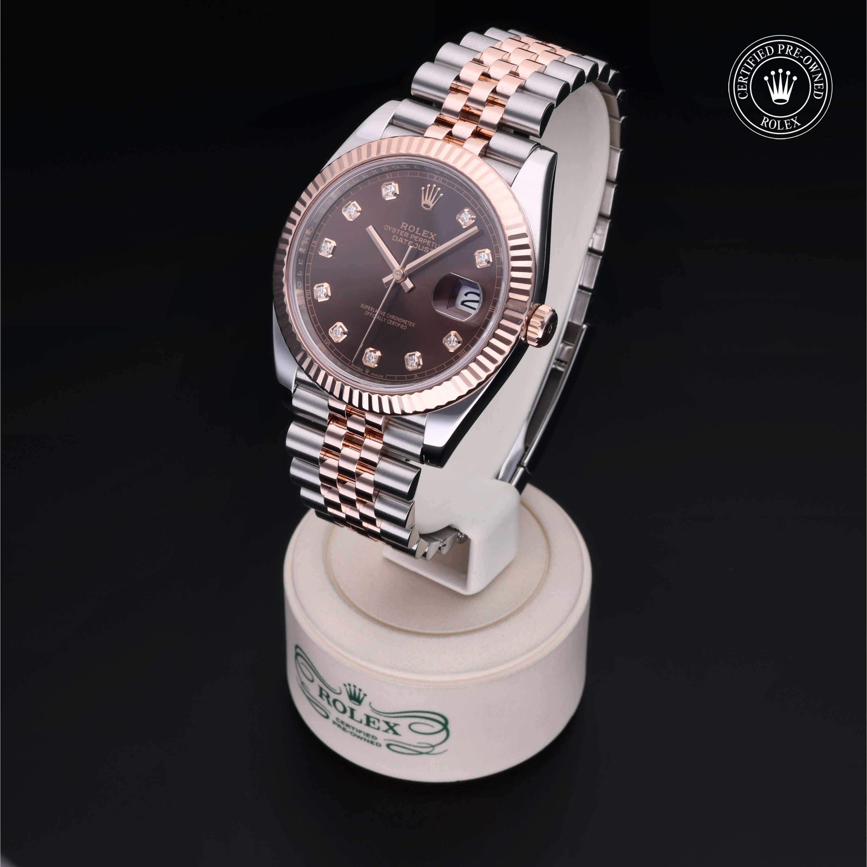 Rolex Datejust in Rolesor 18 Carat Red M126331-0004 at Kirk Jewelers