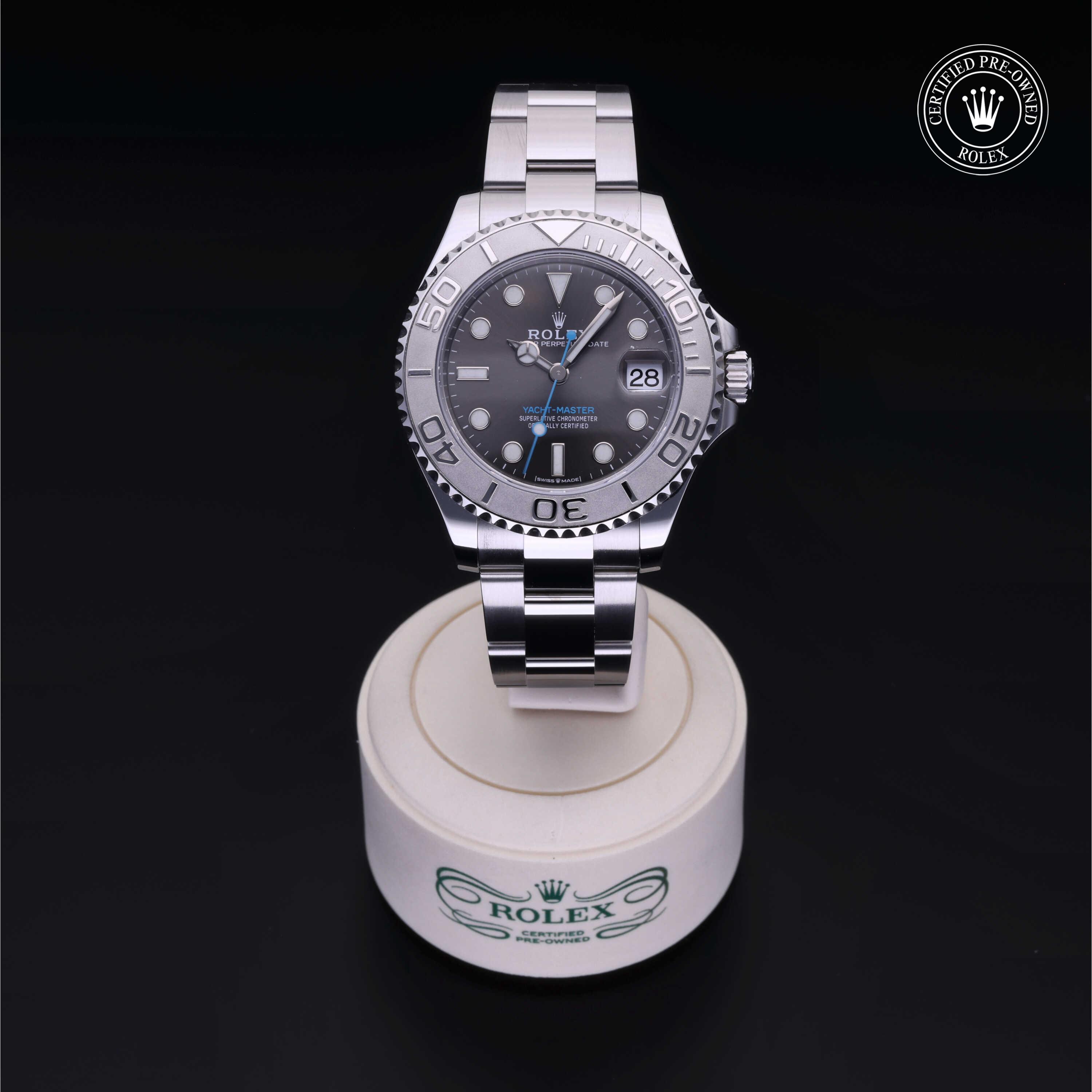 Rolex Yacht-Master in Rolesium Platinum M268622-0002 at Kirk Jewelers