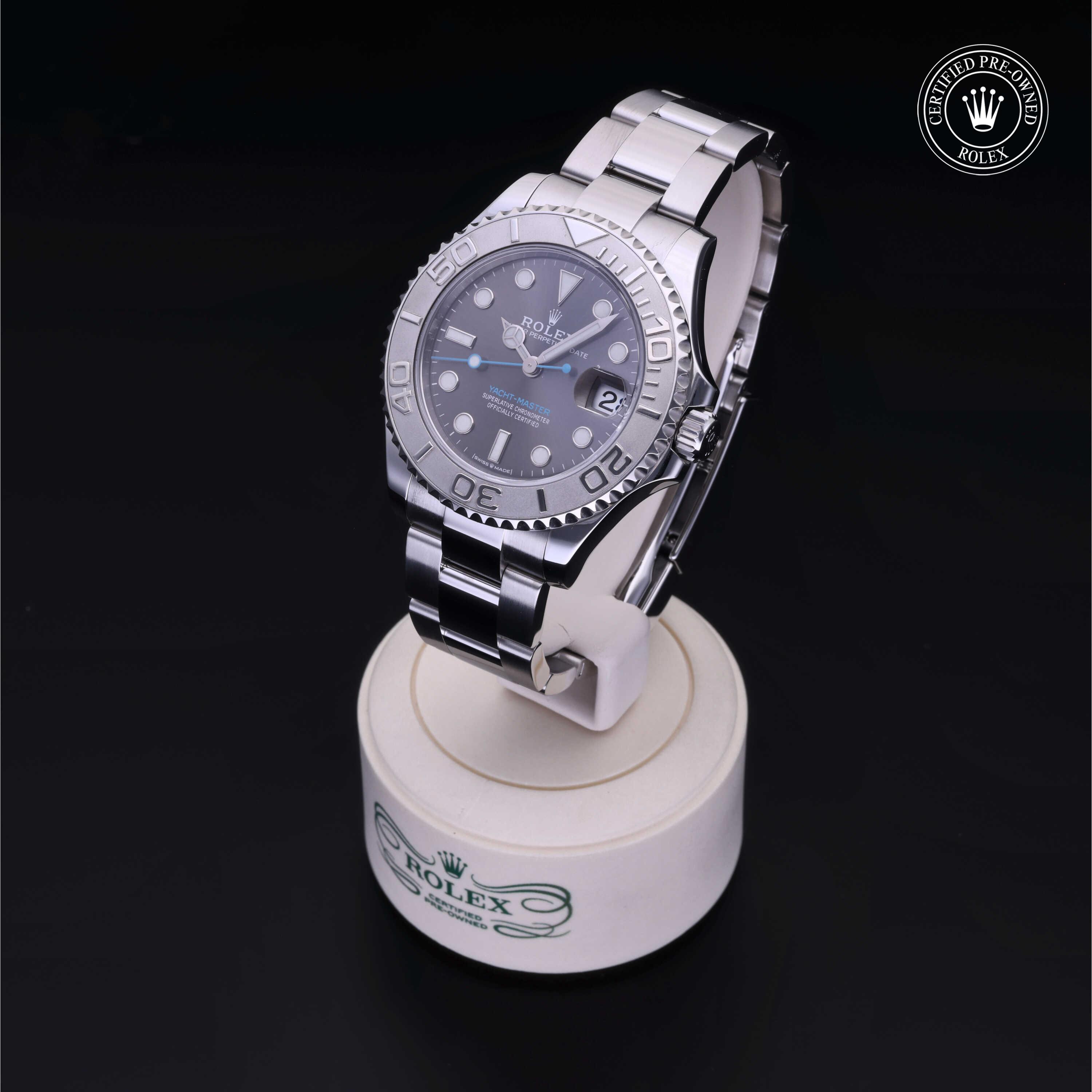 Rolex Yacht-Master in Rolesium Platinum M268622-0002 at Kirk Jewelers