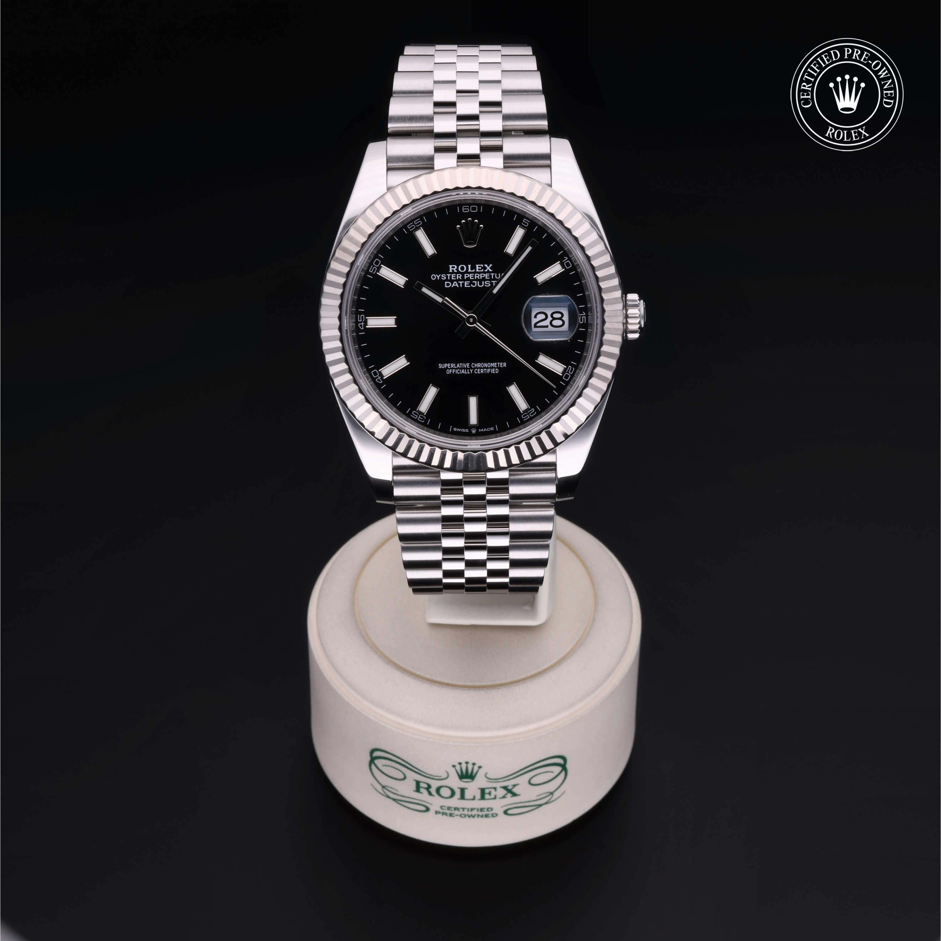 Rolex Datejust in Rolesor 18 Carat White M126334-0017 at Kirk Jewelers