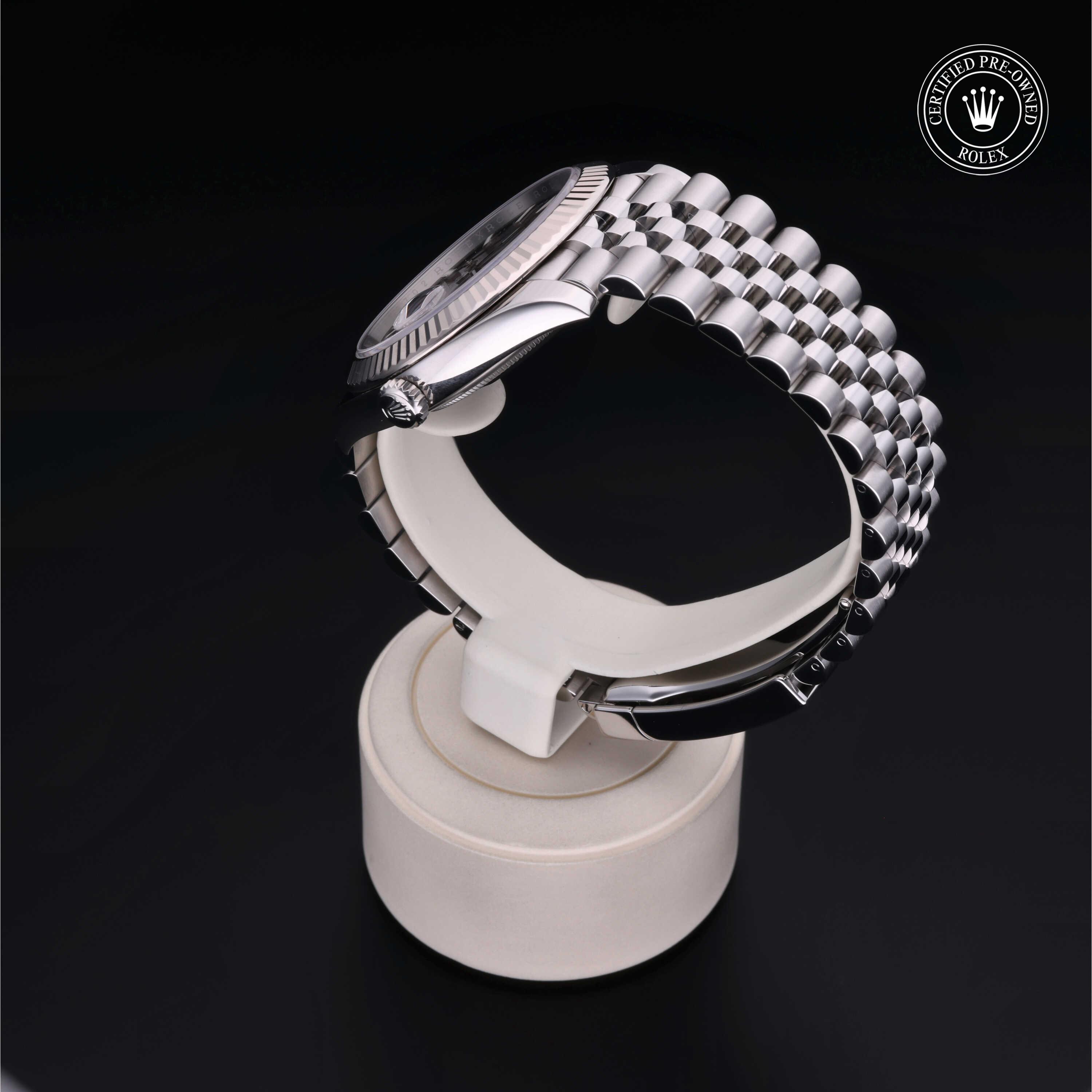 Rolex Datejust in Rolesor 18 Carat White M126334-0017 at Kirk Jewelers