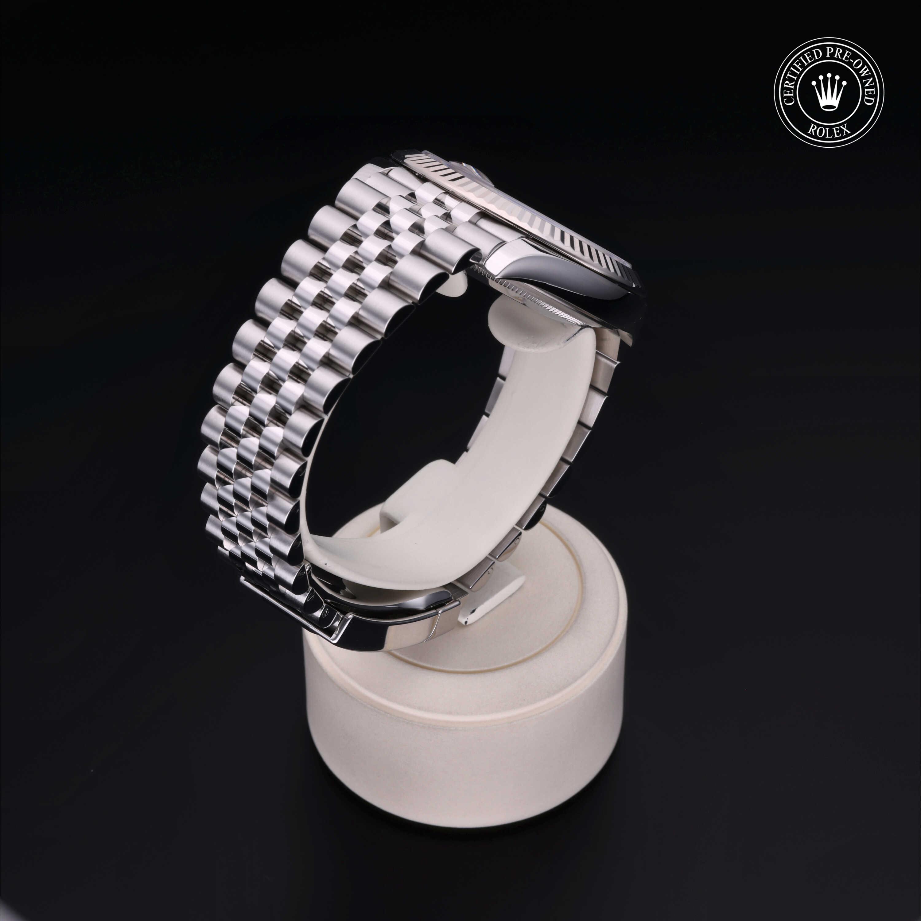 Rolex Datejust in Rolesor 18 Carat White M126334-0017 at Kirk Jewelers