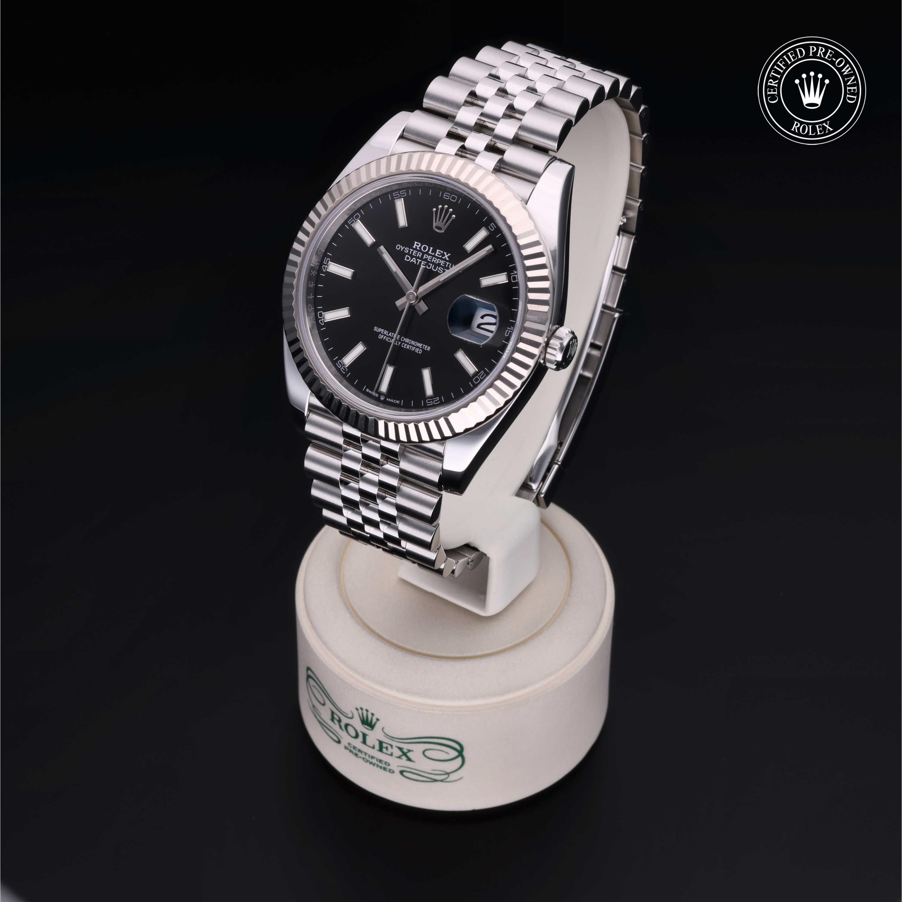 Rolex Datejust in Rolesor 18 Carat White M126334-0017 at Kirk Jewelers