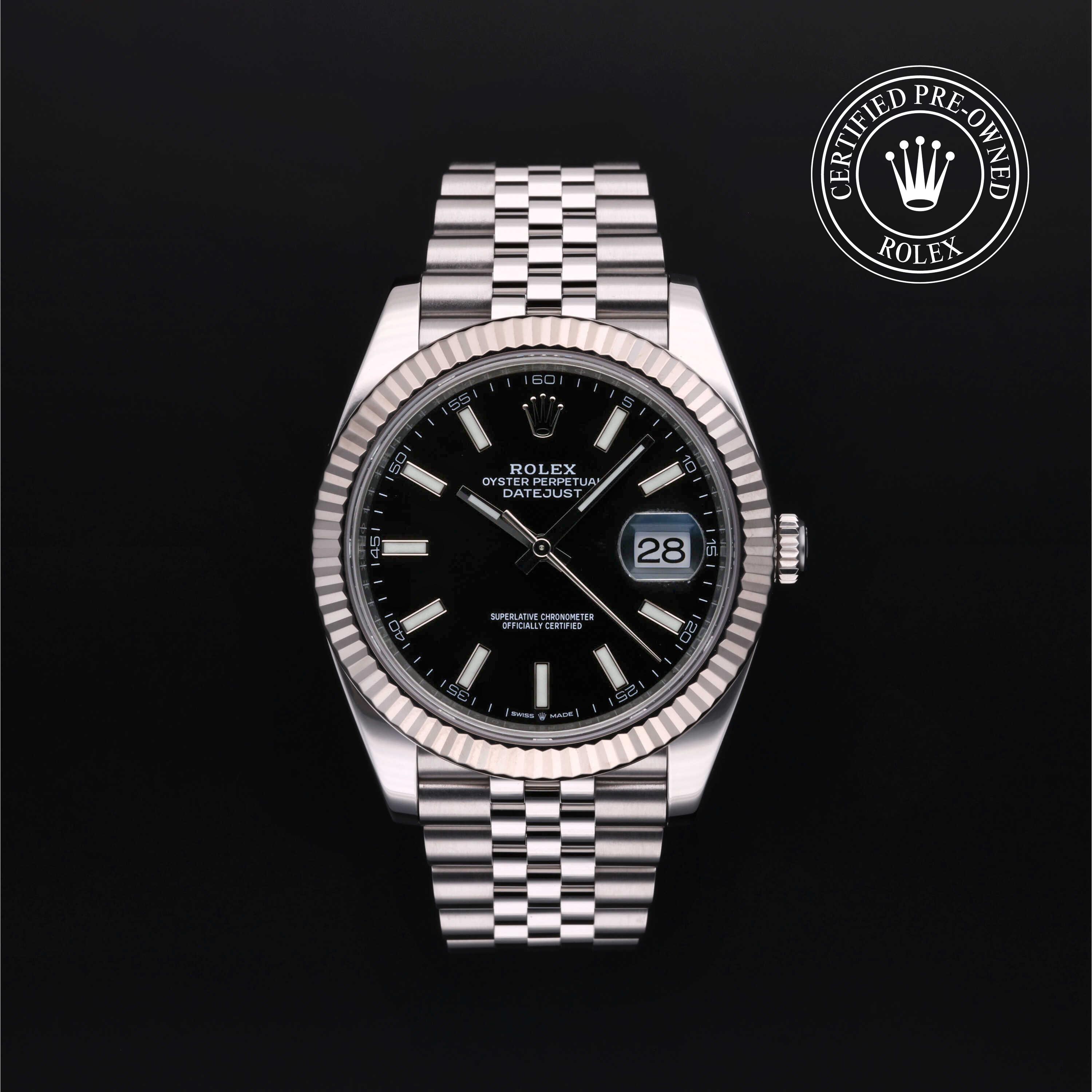 Rolex Datejust in Rolesor 18 Carat White M126334-0017 at Kirk Jewelers