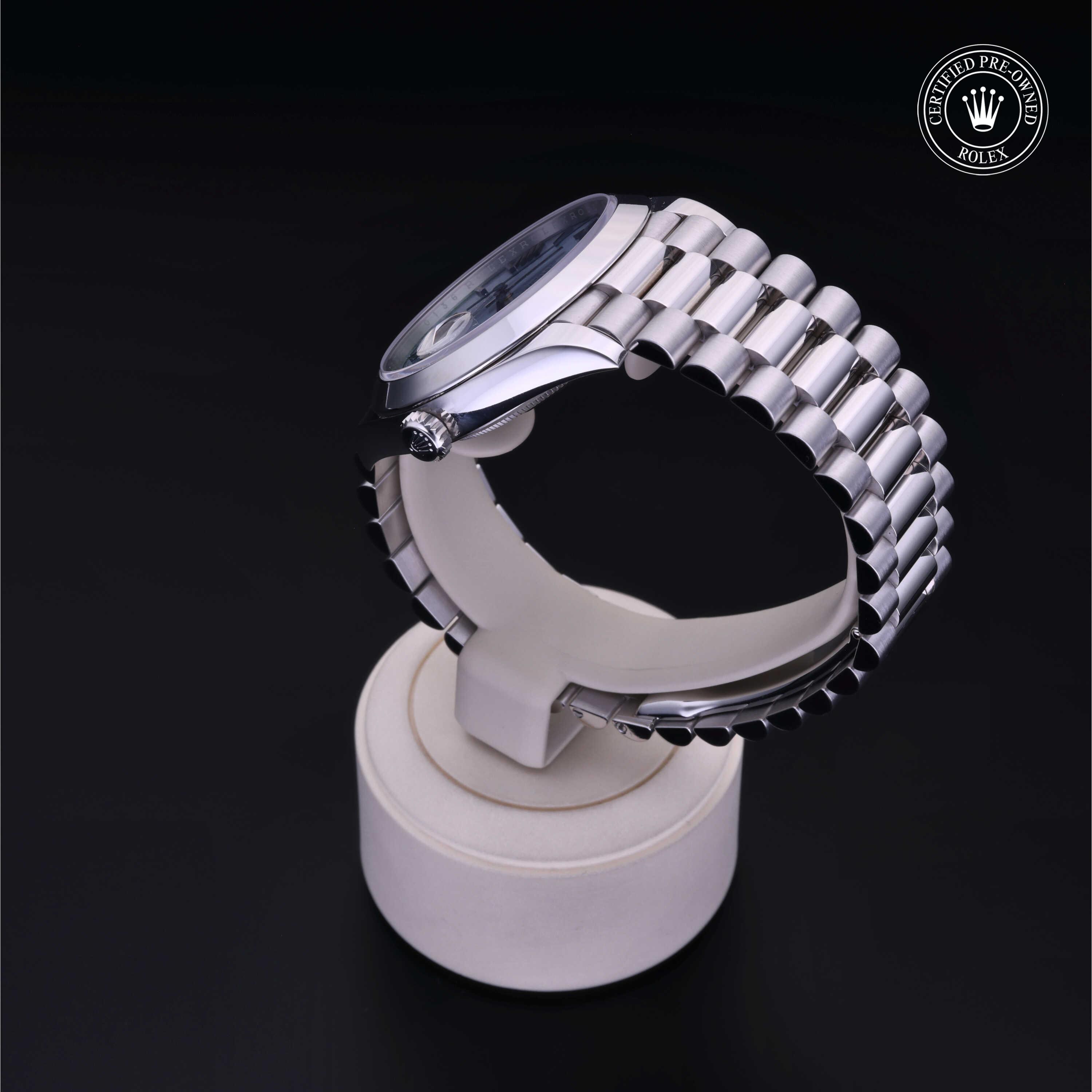 Rolex Day-Date in Platinum M228206-0001 at Kirk Jewelers