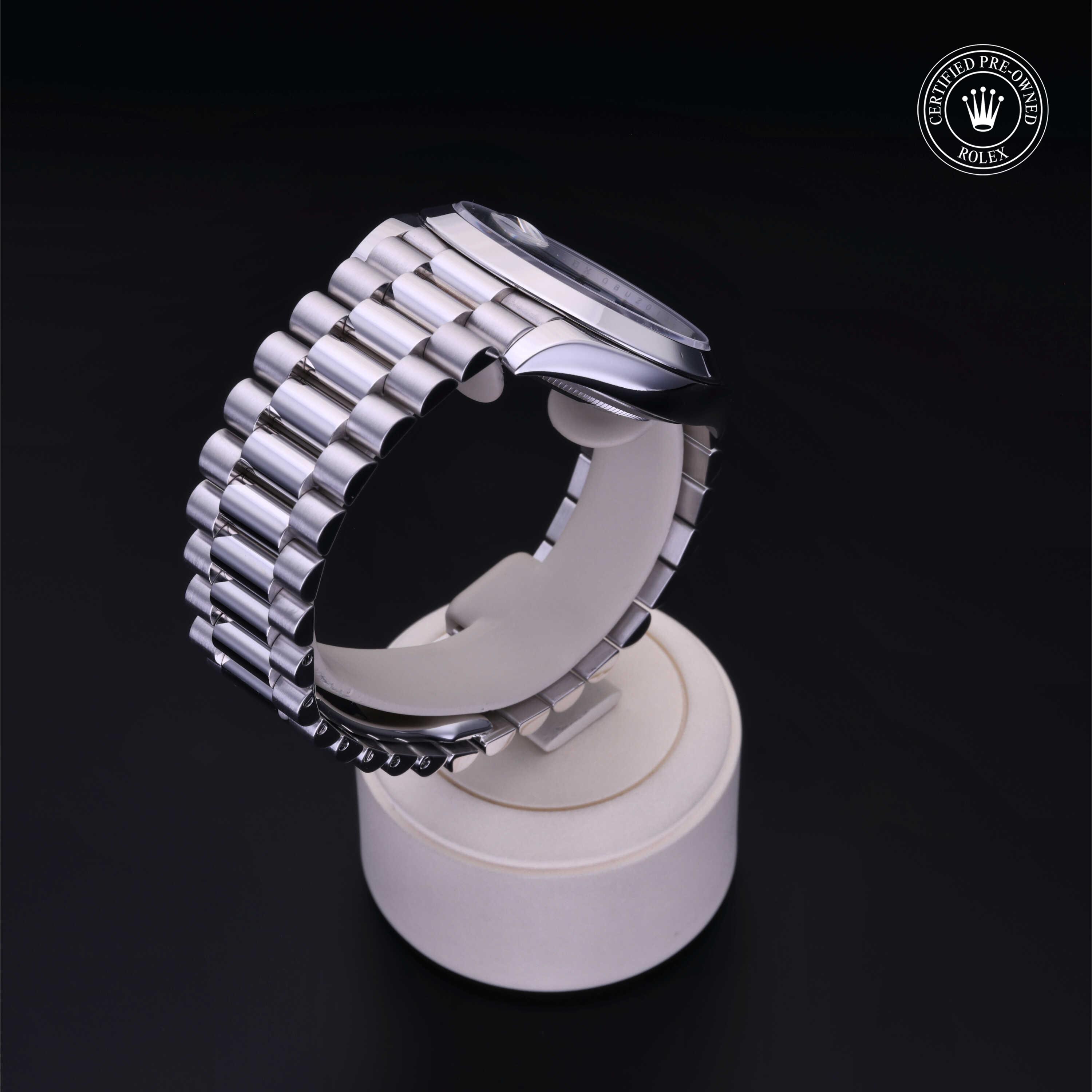 Rolex Day-Date in Platinum M228206-0001 at Kirk Jewelers