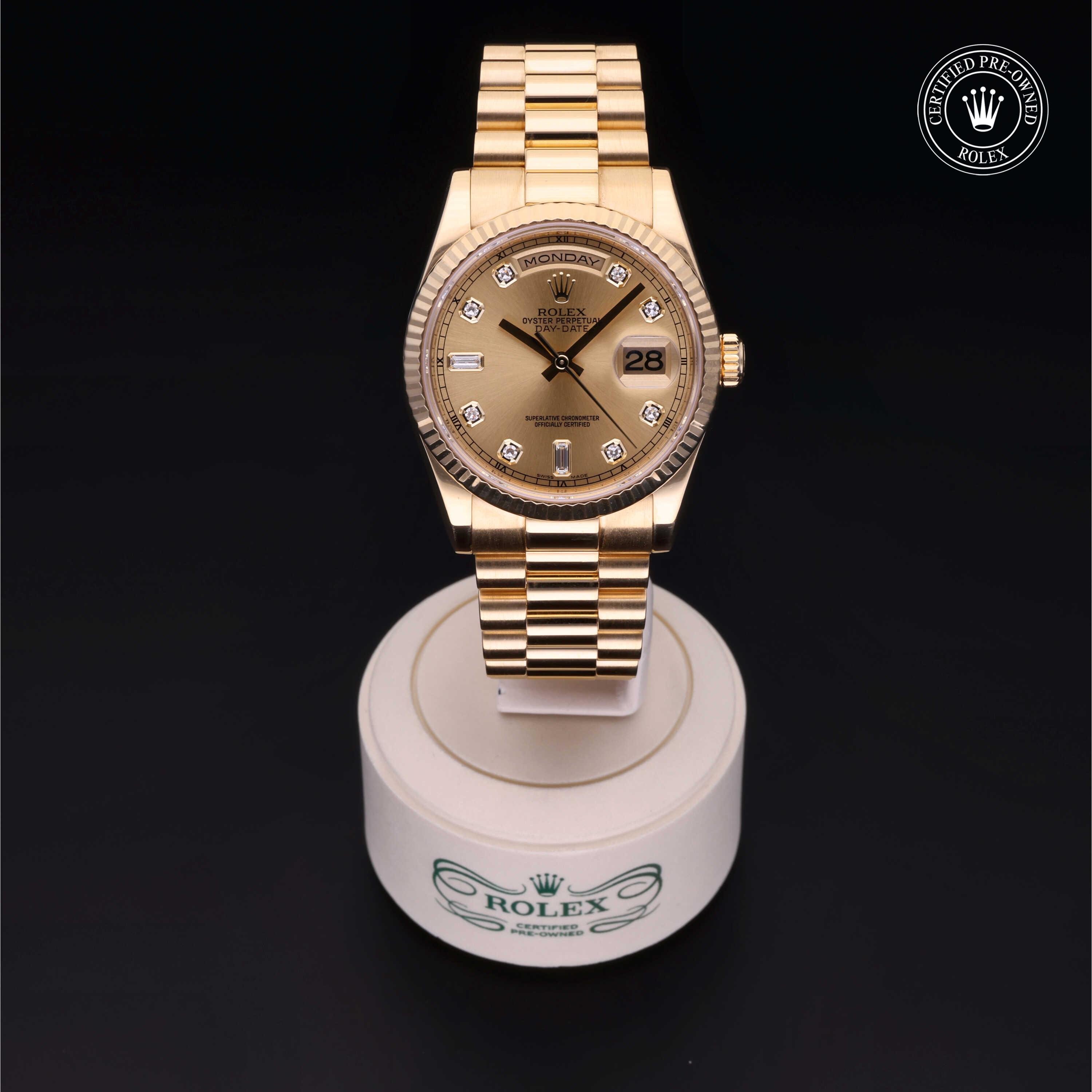 Rolex Day-Date in Gold 18 Carat Yellow M118238-0116 at Kirk Jewelers