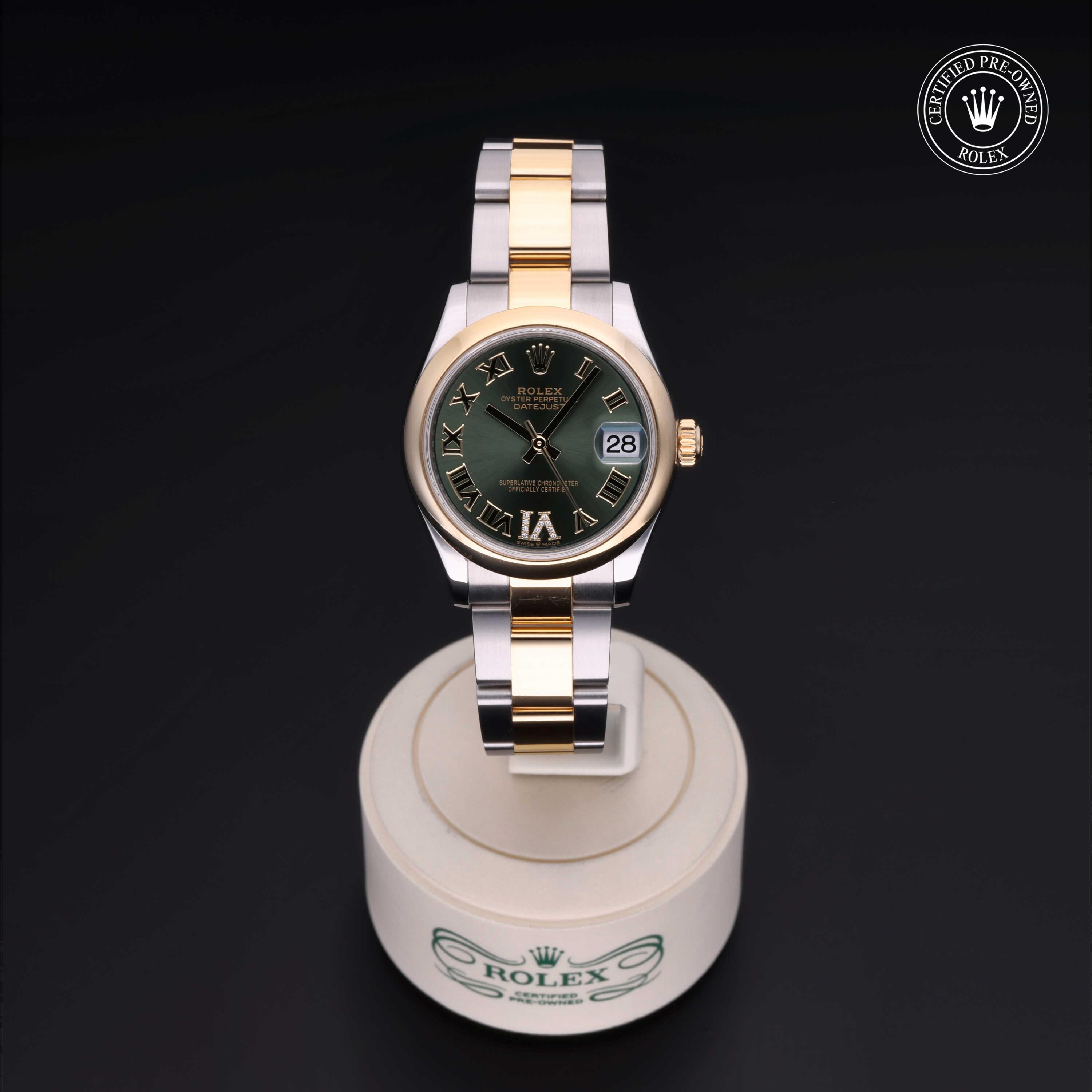 Rolex Datejust in Rolesor 18 Carat Yellow M278243-0015 at Kirk Jewelers