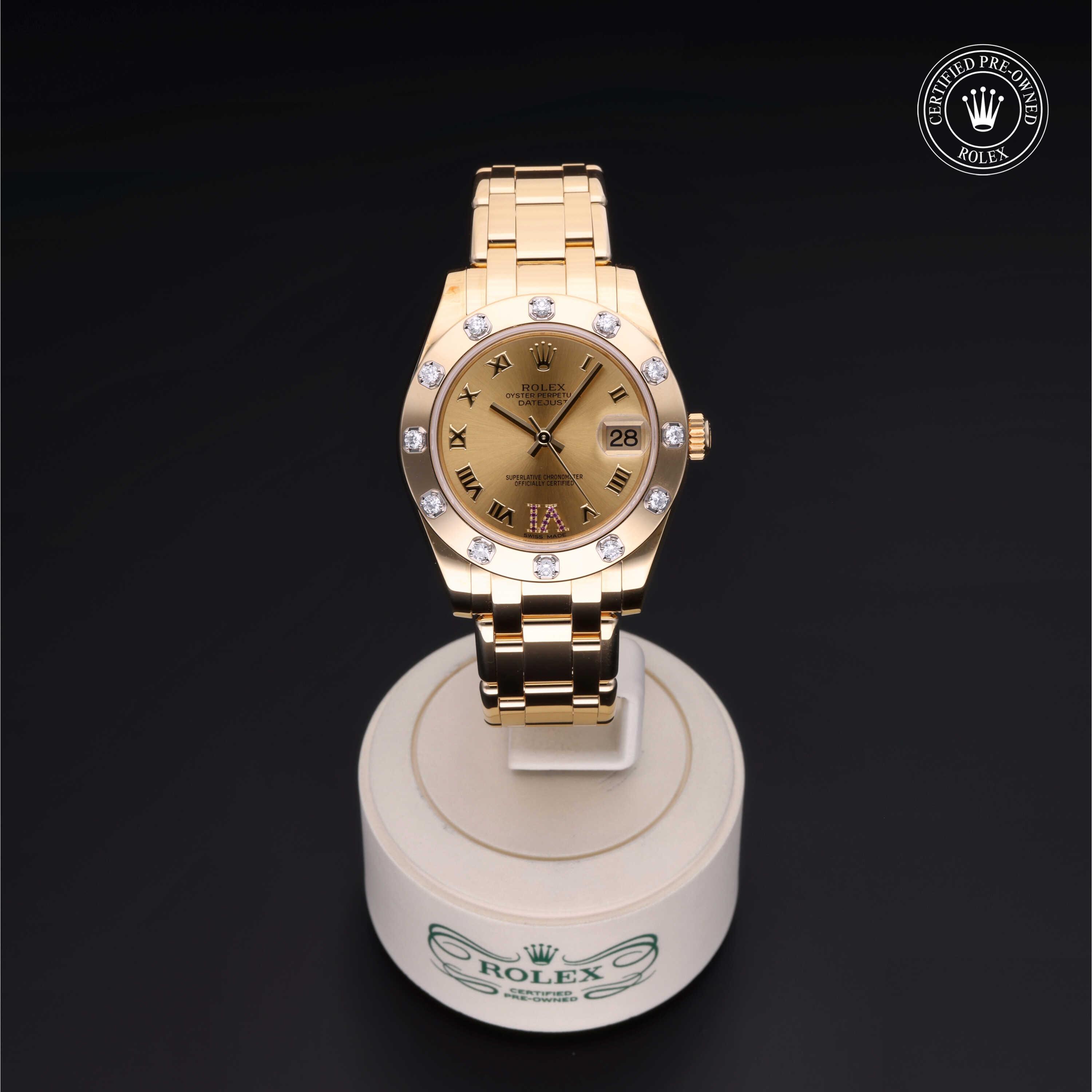 Rolex Pearlmaster in Gold 18 Carat Yellow M81318-0040 at Kirk Jewelers