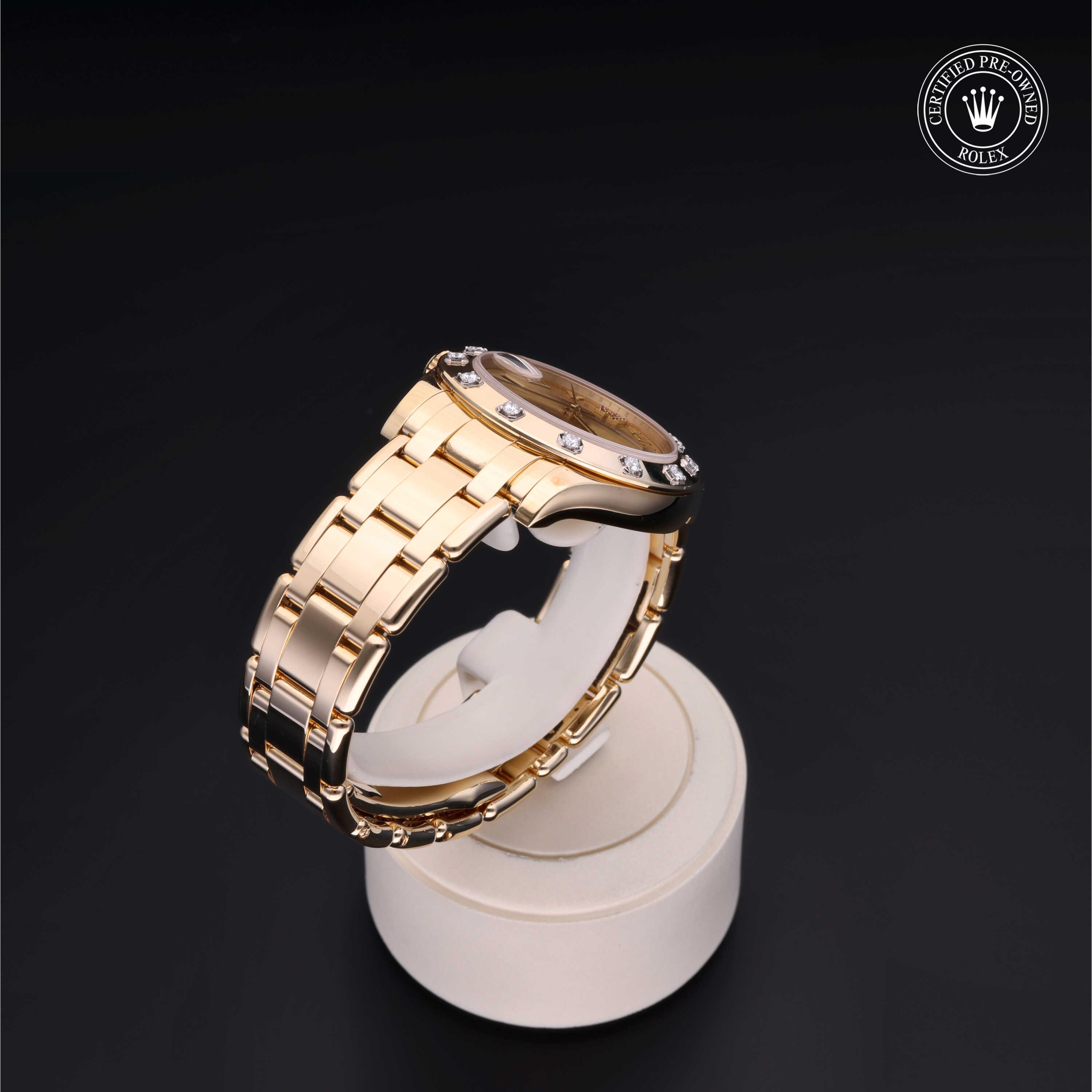 Rolex Pearlmaster in Gold 18 Carat Yellow M81318-0040 at Kirk Jewelers