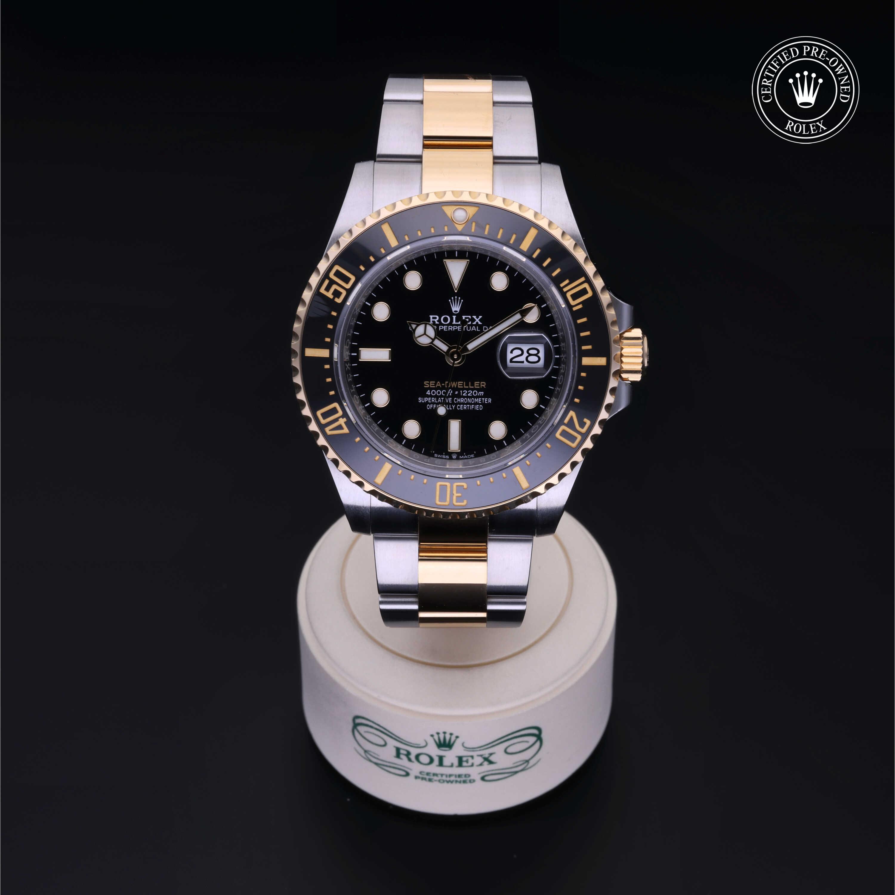 Rolex Sea-Dweller in Rolesor 18 Carat Yellow M126603-0001 at Kirk Jewelers