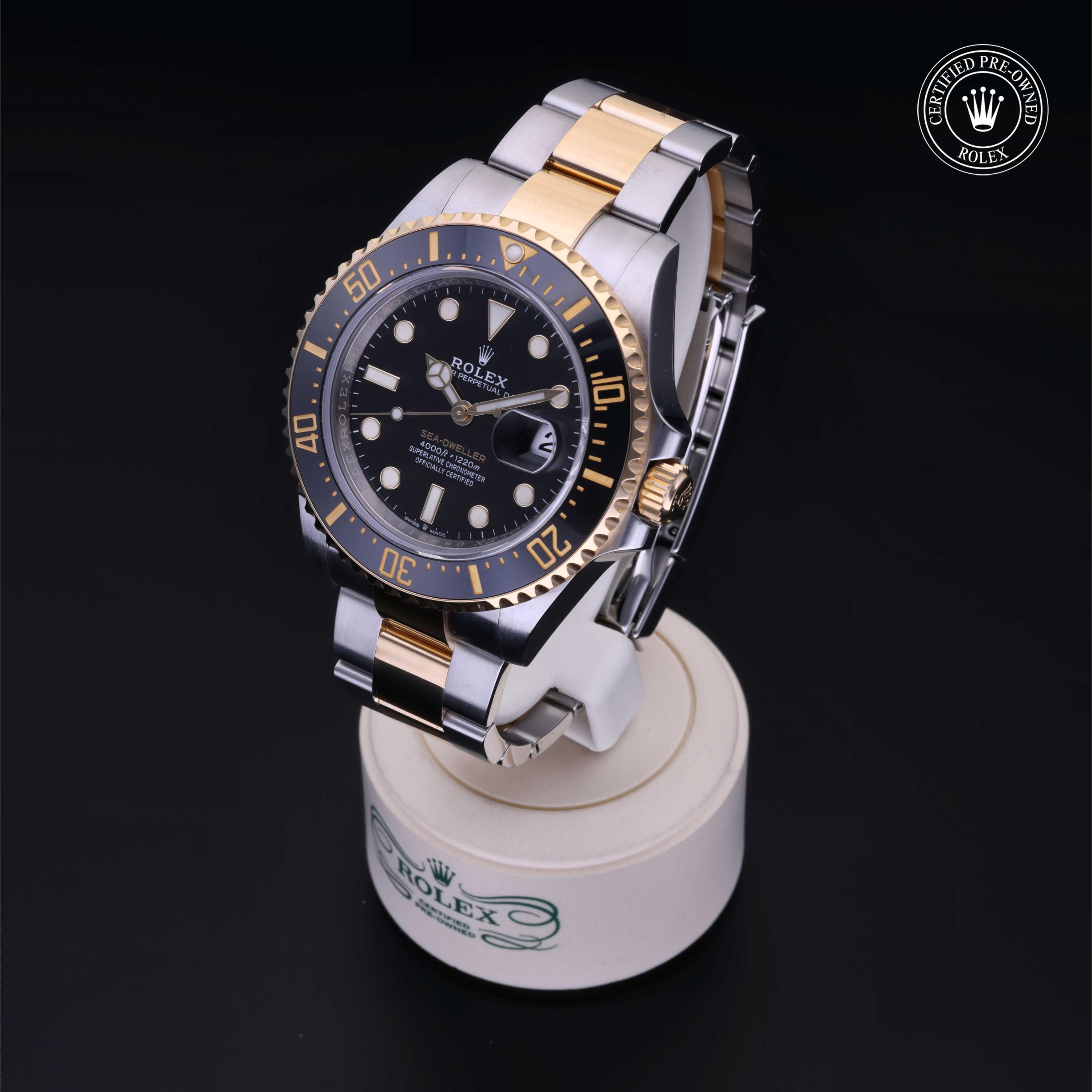 Rolex Sea-Dweller in Rolesor 18 Carat Yellow M126603-0001 at Kirk Jewelers