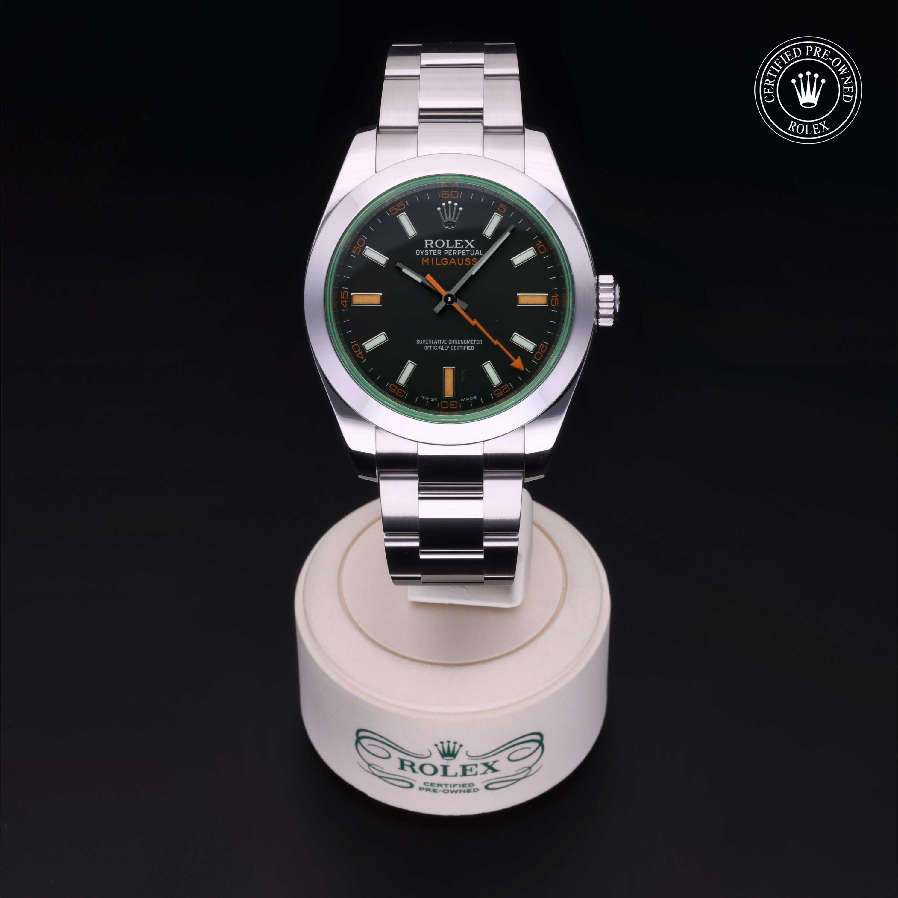 Rolex Milgauss in Steel M116400GV-0001 at Kirk Jewelers