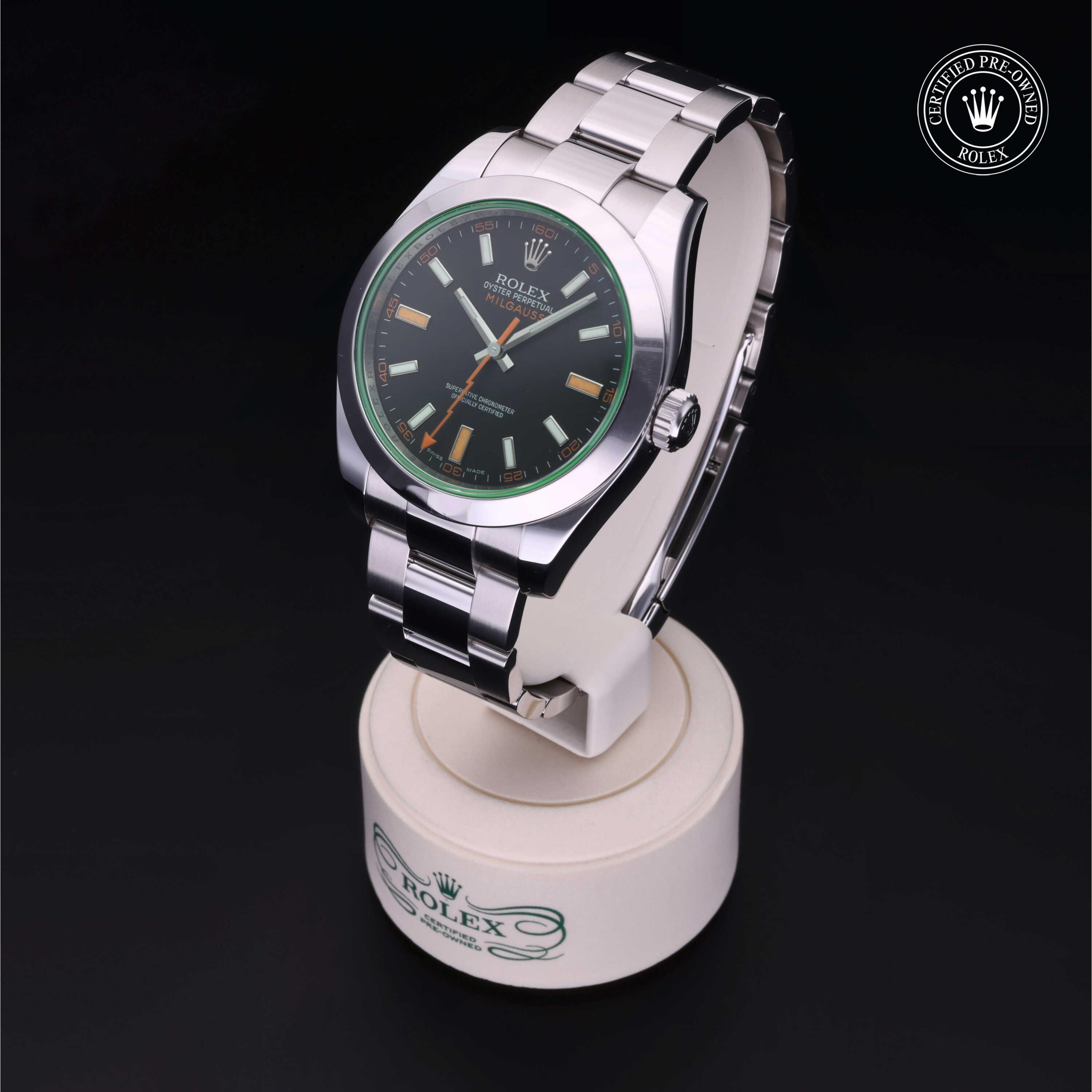 Rolex Milgauss in Steel M116400GV-0001 at Kirk Jewelers