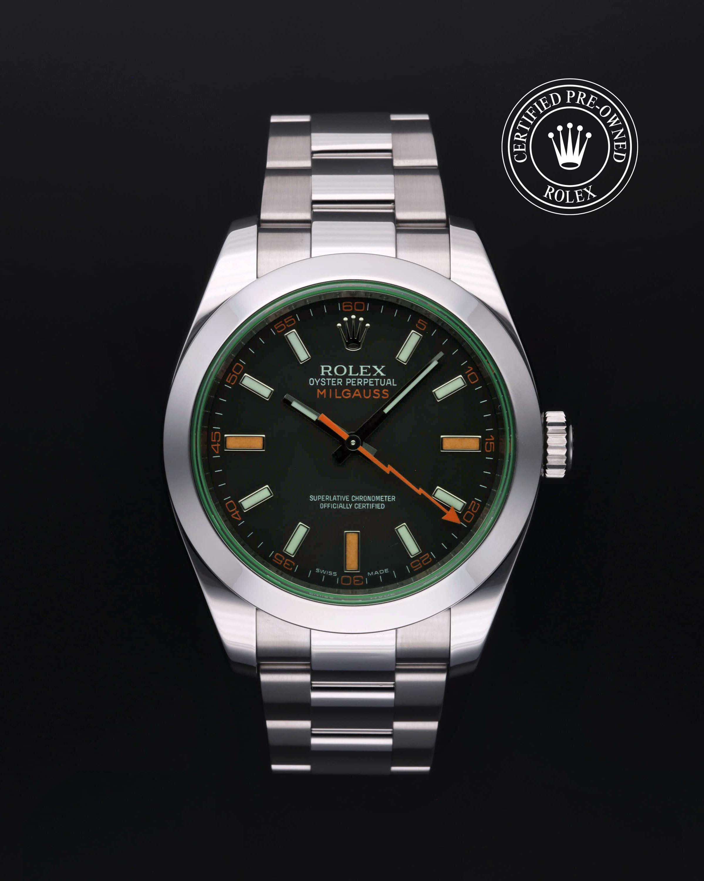 Rolex Milgauss in Steel M116400GV-0001 at Kirk Jewelers