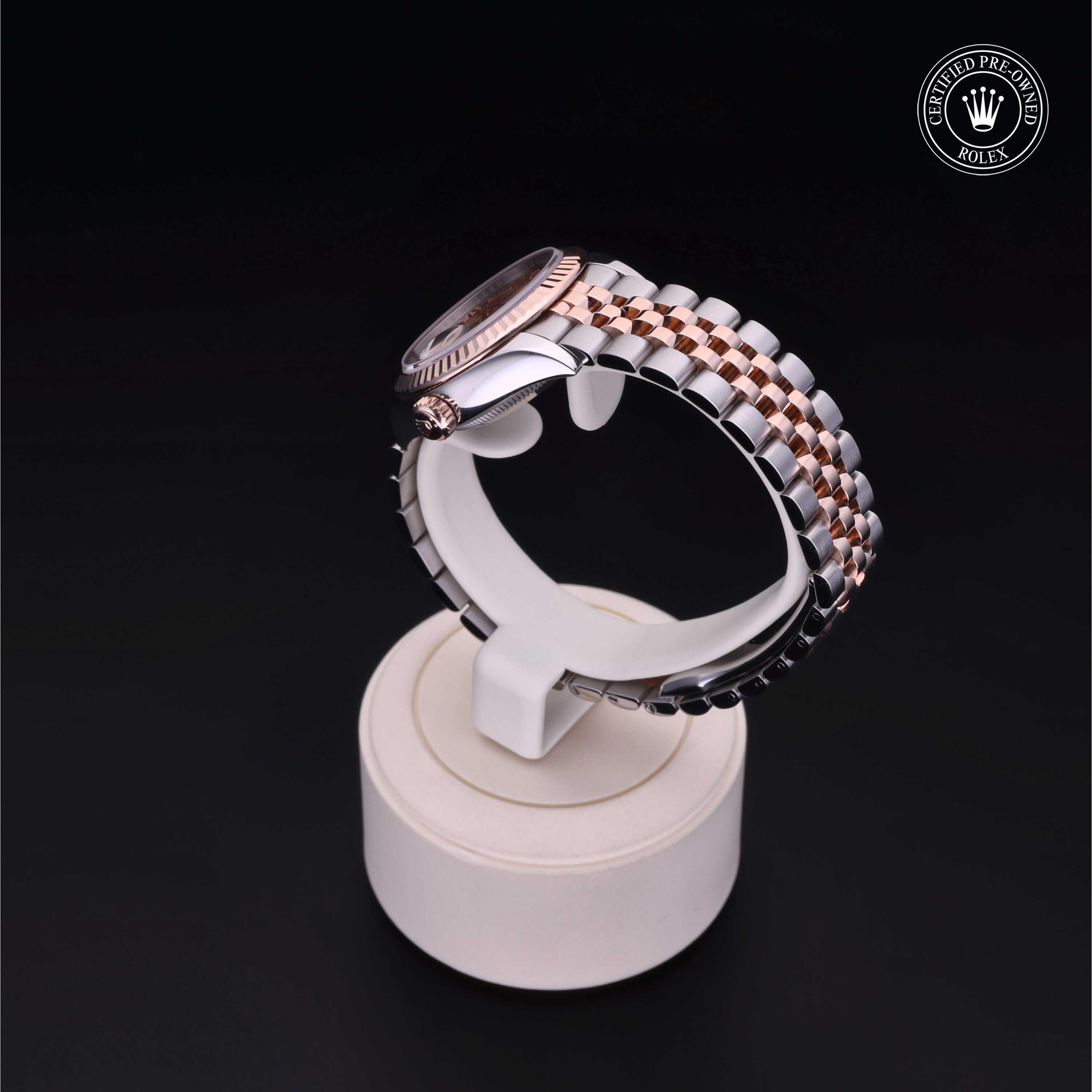 Rolex Lady-Datejust in Rolesor 18 Carat Red M279171-0025 at Kirk Jewelers
