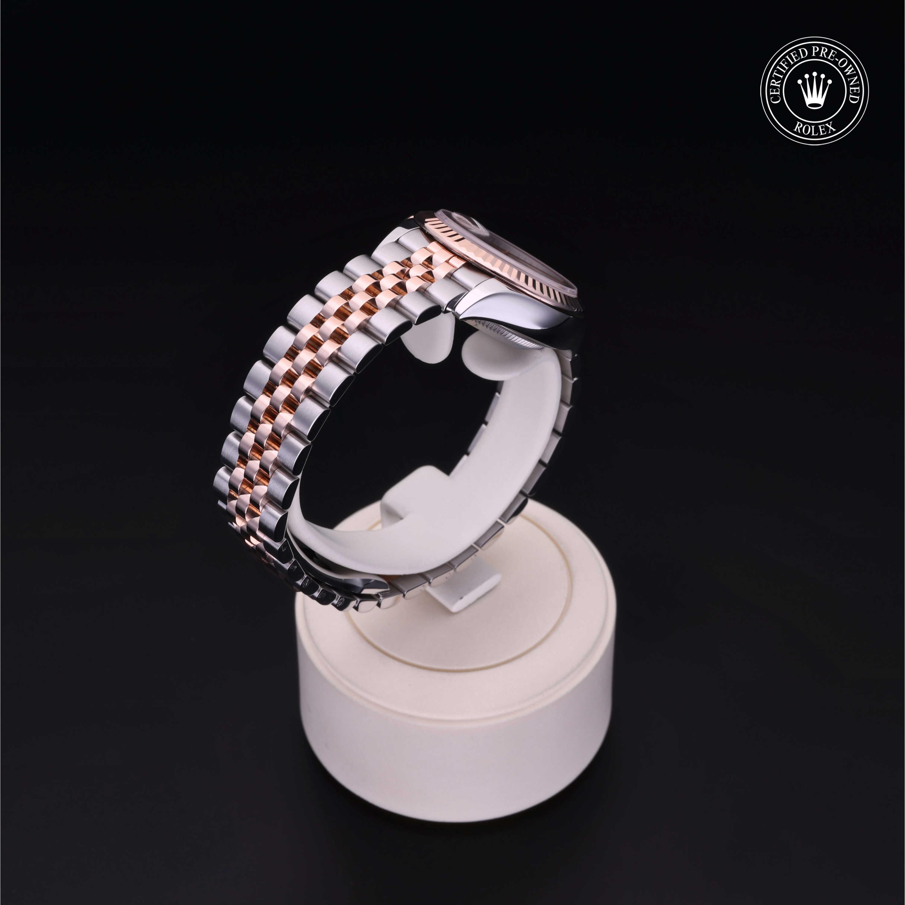 Rolex Lady-Datejust in Rolesor 18 Carat Red M279171-0025 at Kirk Jewelers