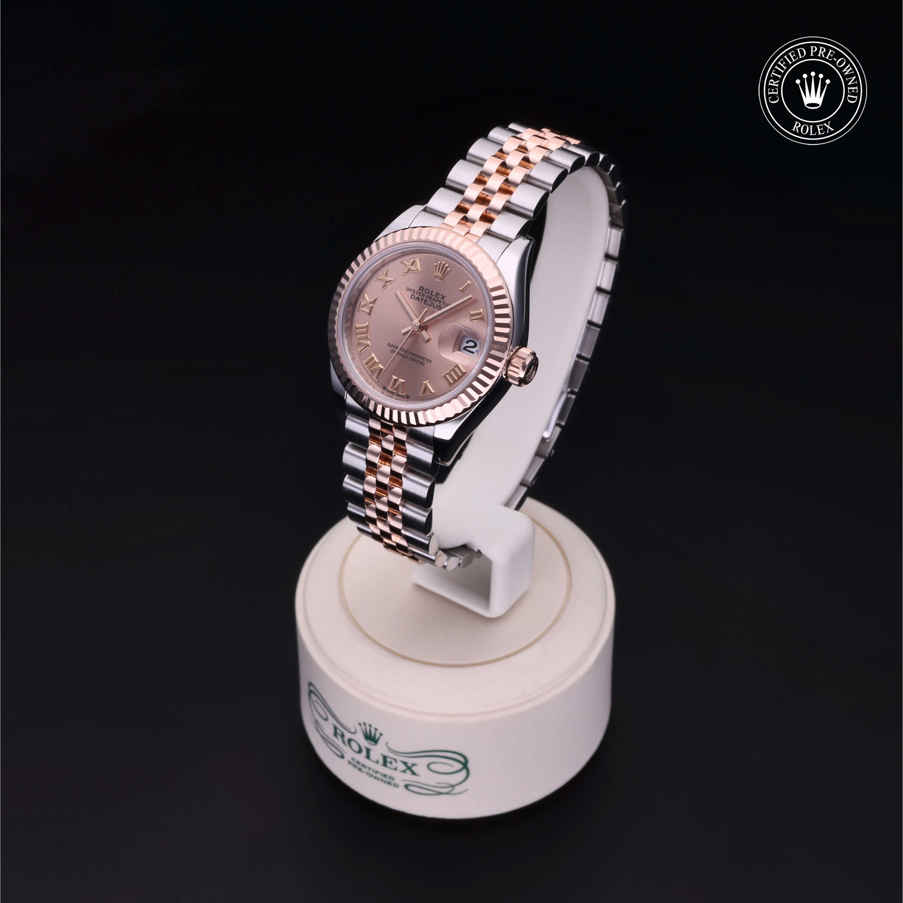 Rolex Lady-Datejust in Rolesor 18 Carat Red M279171-0025 at Kirk Jewelers