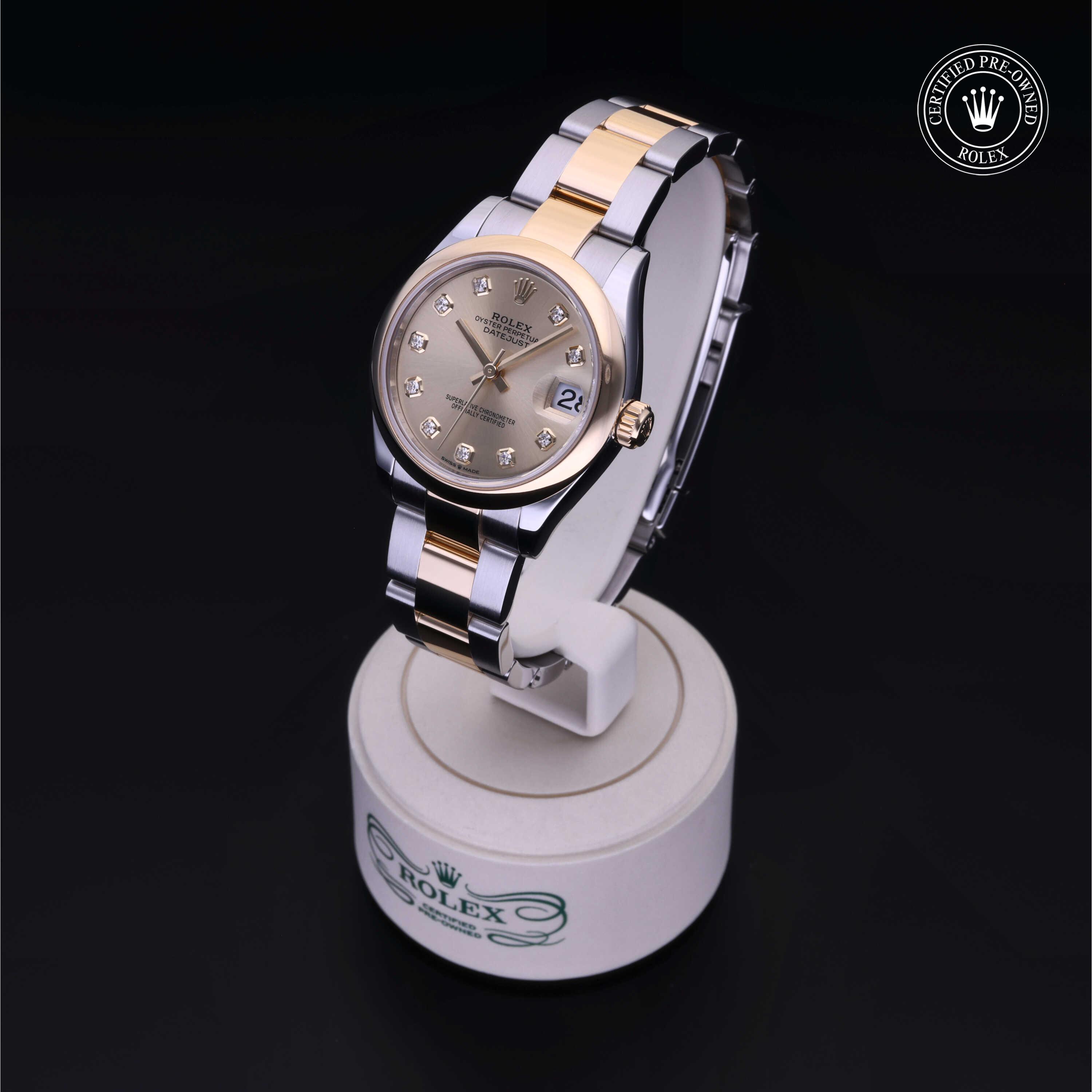 Rolex Datejust in Rolesor 18 Carat Yellow M278243-0026 at Kirk Jewelers