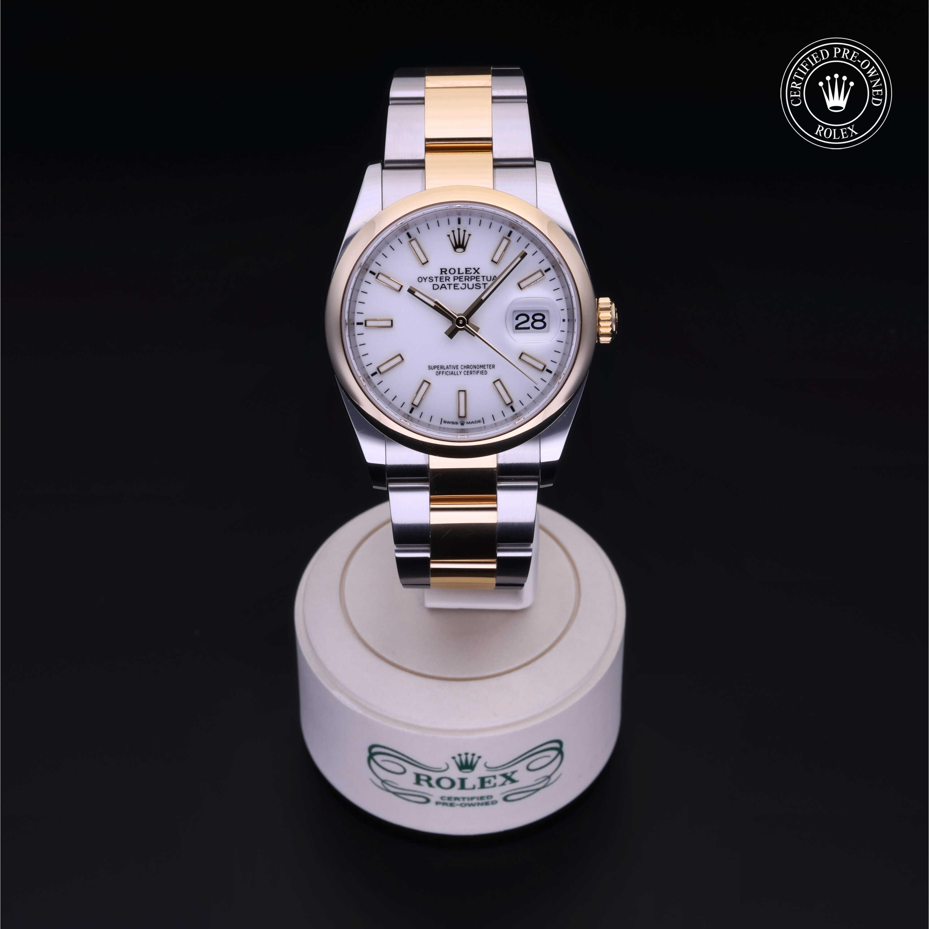 Rolex Datejust in Rolesor 18 Carat Yellow M126203-0020 at Kirk Jewelers
