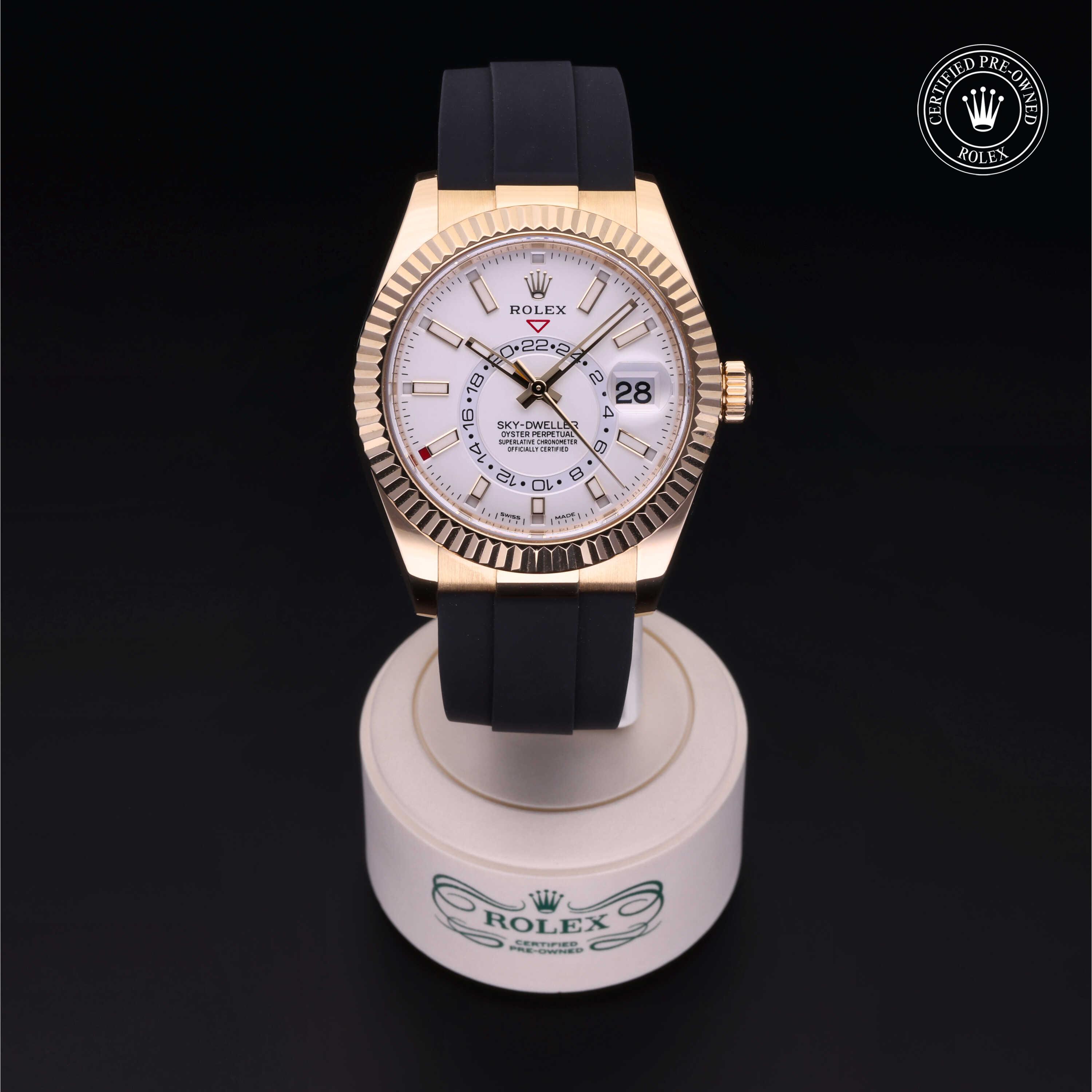Rolex Sky-Dweller in Gold 18 Carat Yellow M326238-0006 at Kirk Jewelers
